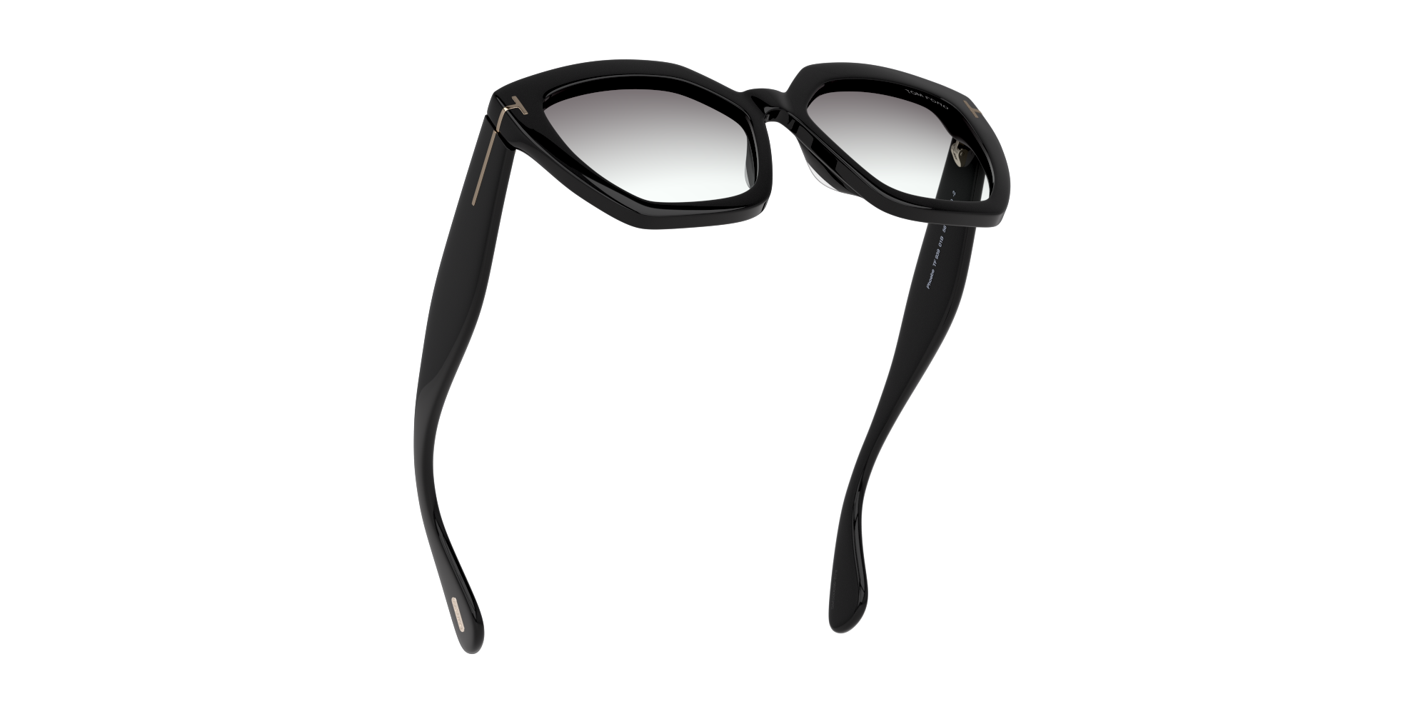 Bottom_Up Tom Ford Phoebe FT0939 (01B) Sunglasses Grey / Black
