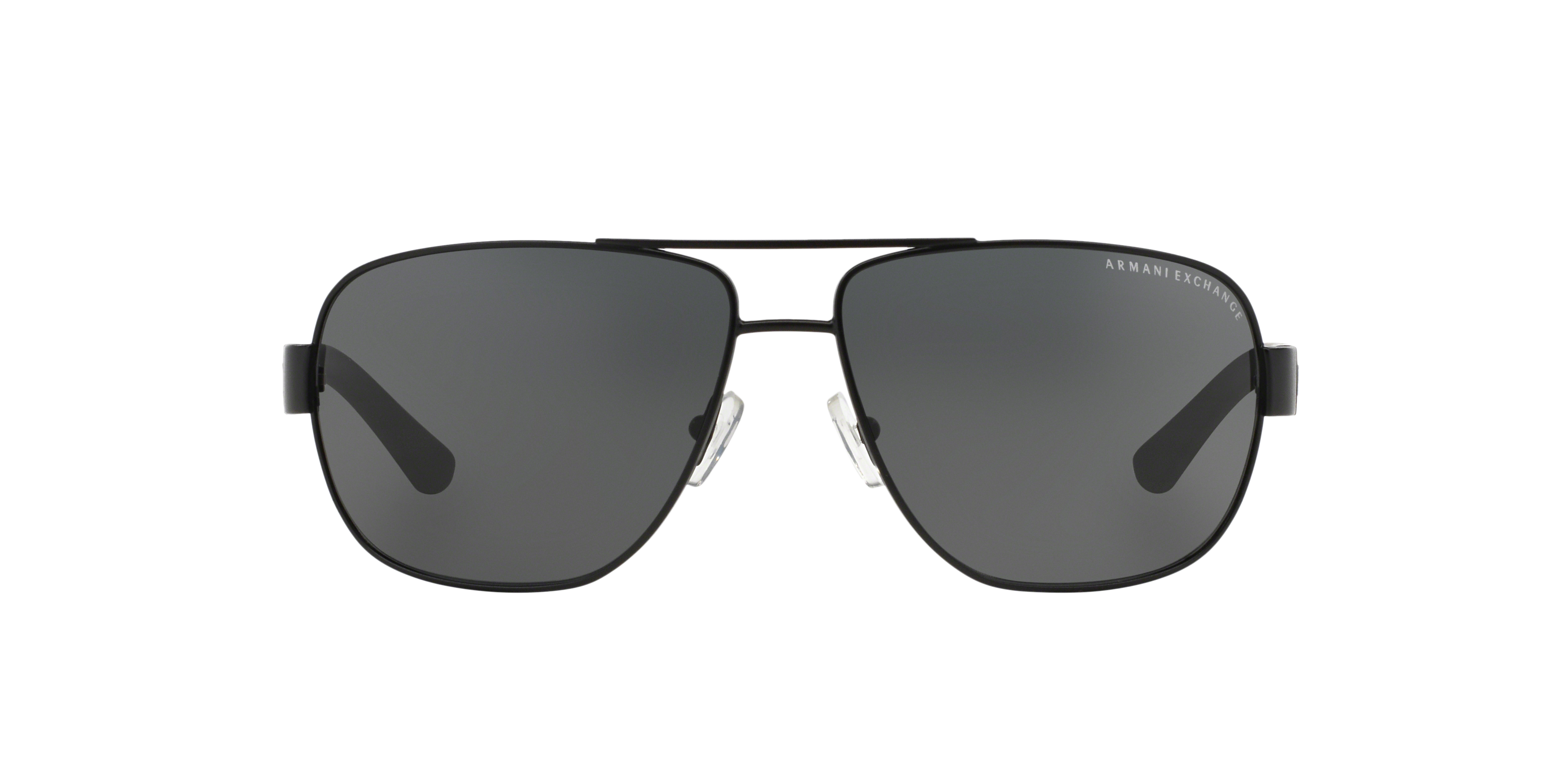 Front Armani Exchange AX 2012S Sunglasses Grey / Black