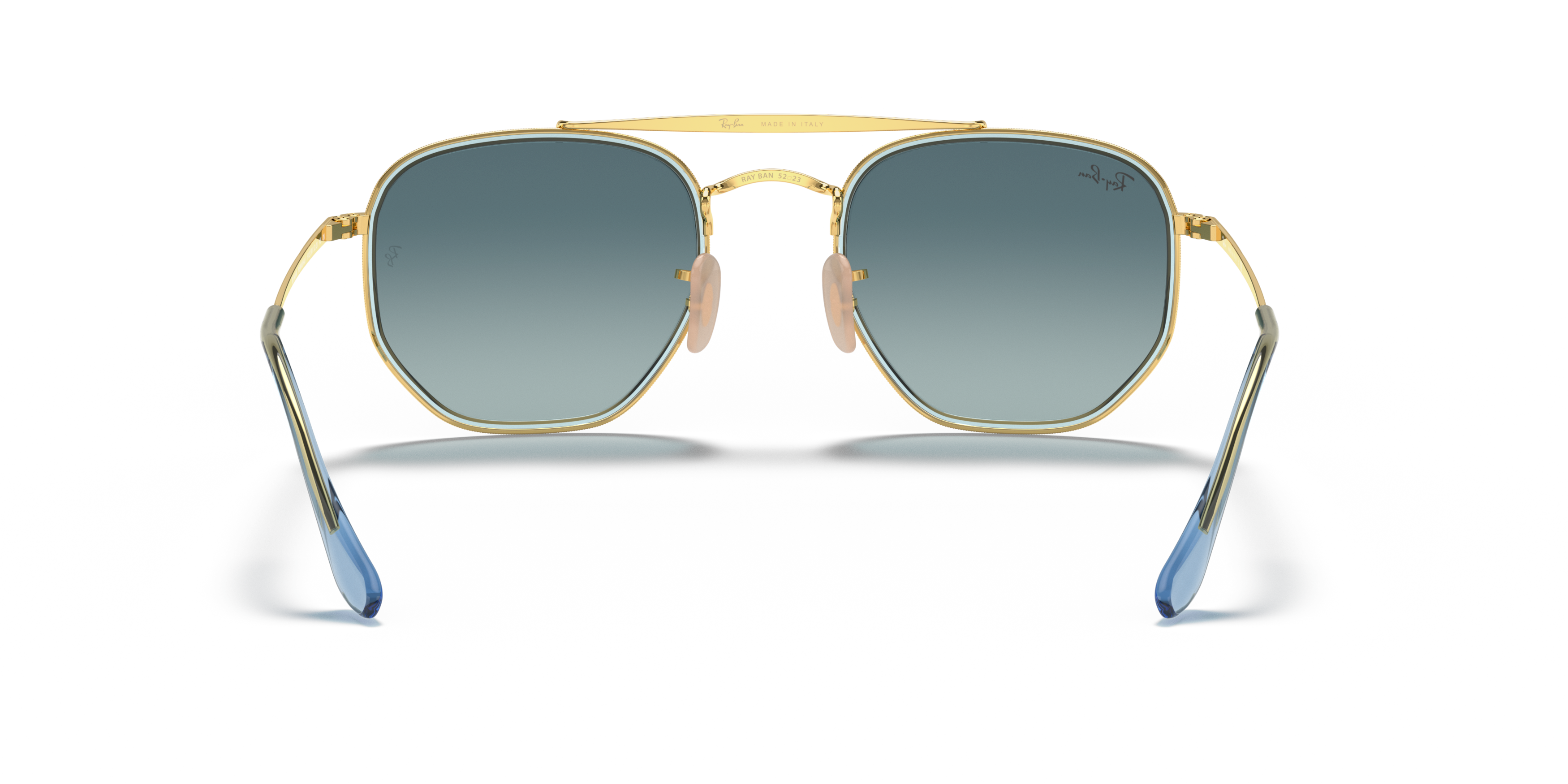 Detail02 Ray-Ban RB 3648M Sunglasses Blue / Gold