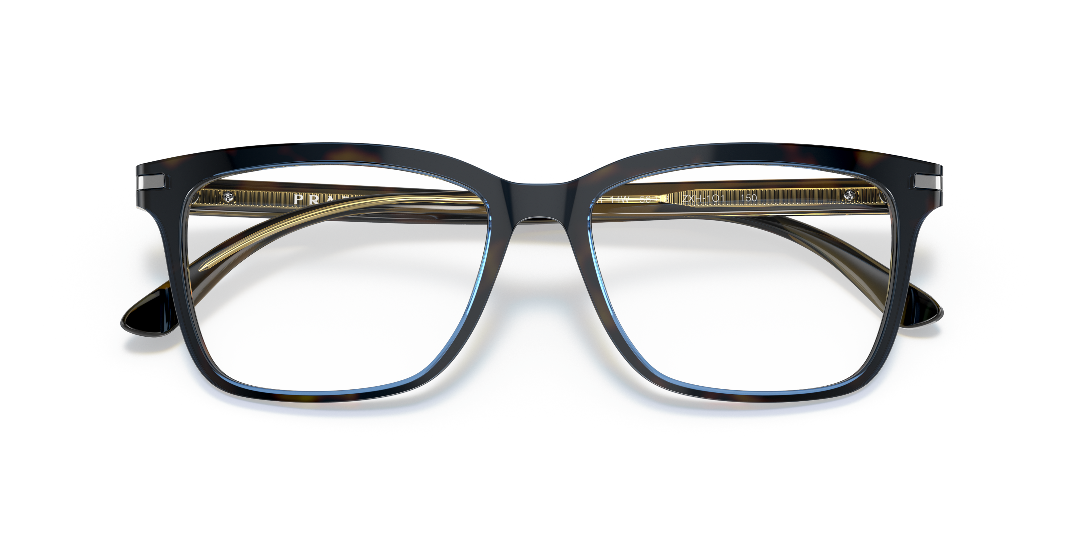Folded Prada PR 14WV Glasses Transparent / Transparent, Grey