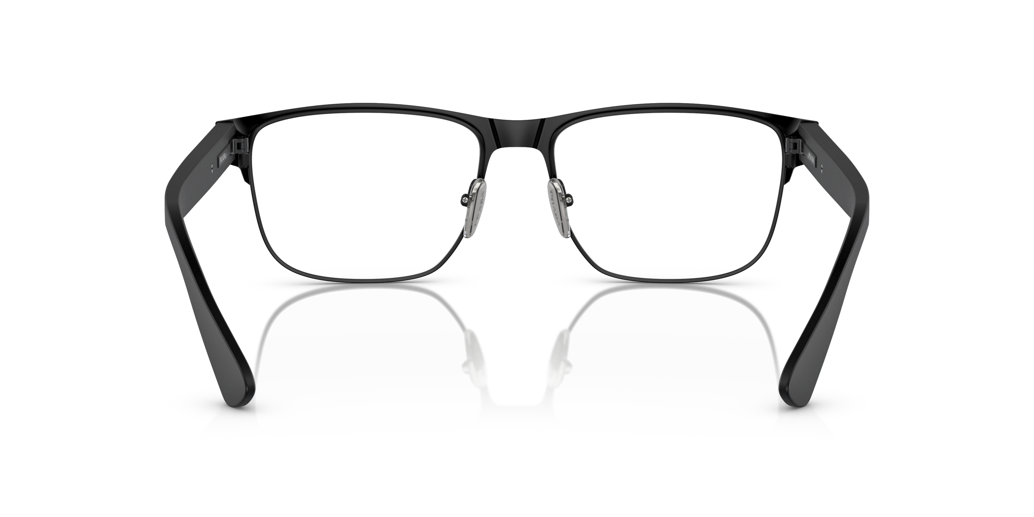 Detail02 Prada PR 57ZV (1BO1O1) Glasses Transparent / Black