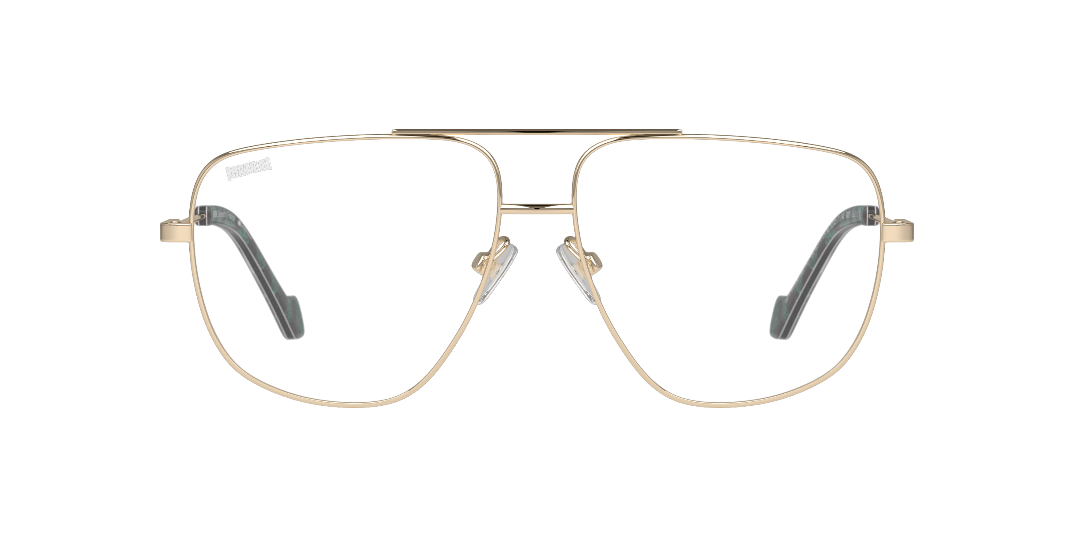 Front Fortnite with Unofficial UNSU0158 Glasses Transparent / Gold