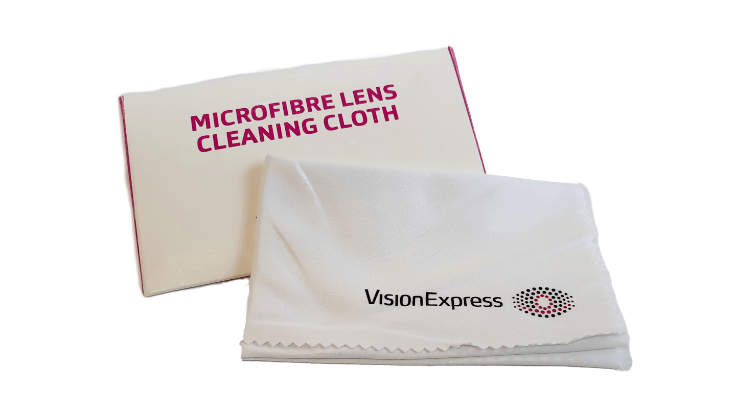 Glasses Lens Microfibre Lens Cleaning Cloth Vision Express