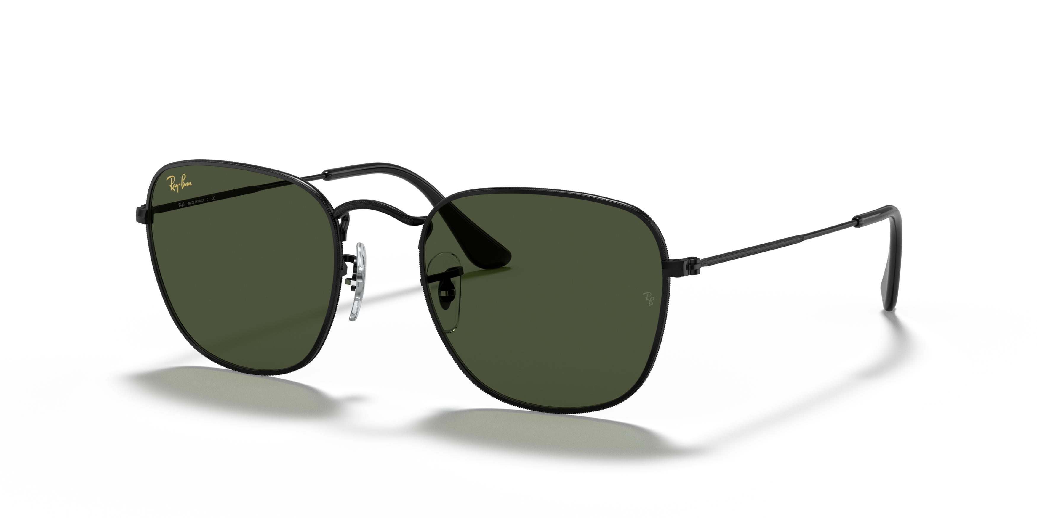 Angle_Left01 Ray-Ban Frank RB 3857 (919931) Sunglasses Green / Black