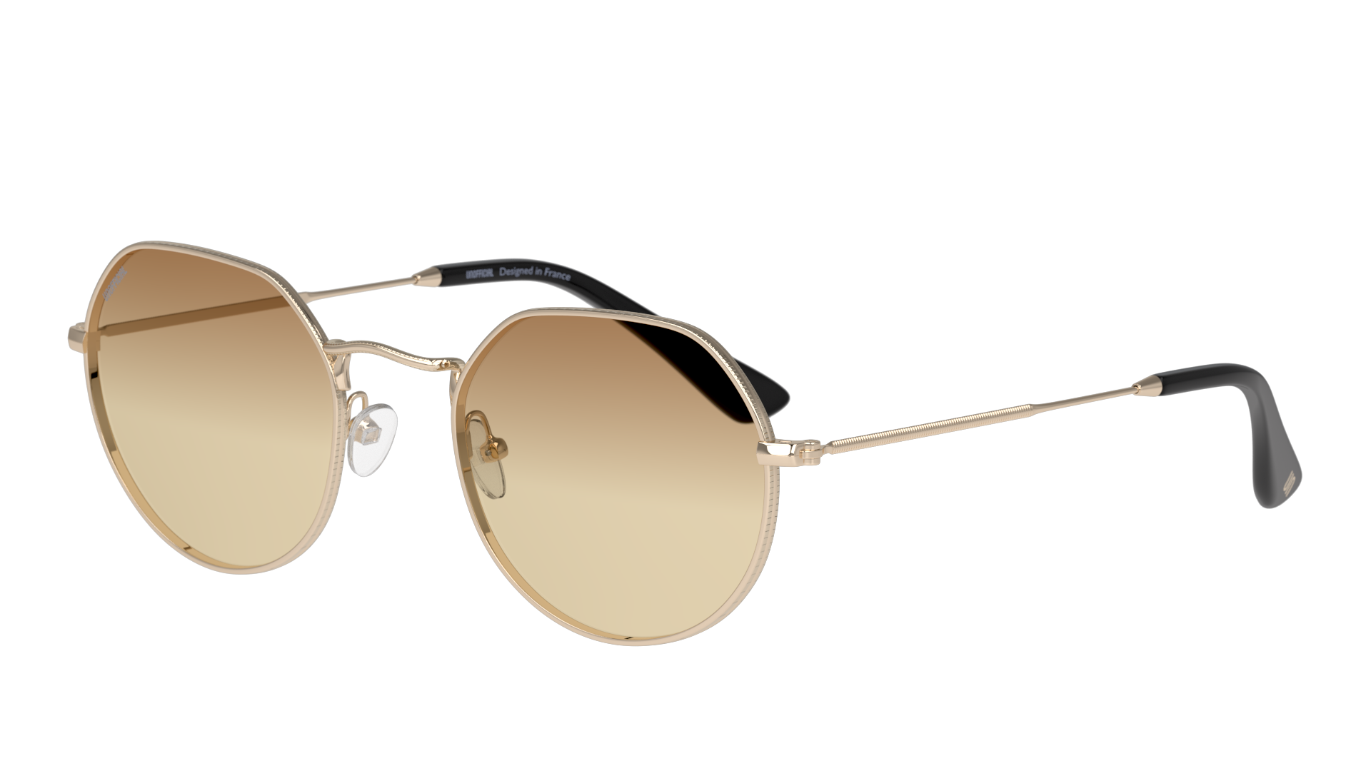 Angle_Left01 Unofficial UNSU0103 Sunglasses Brown / Gold