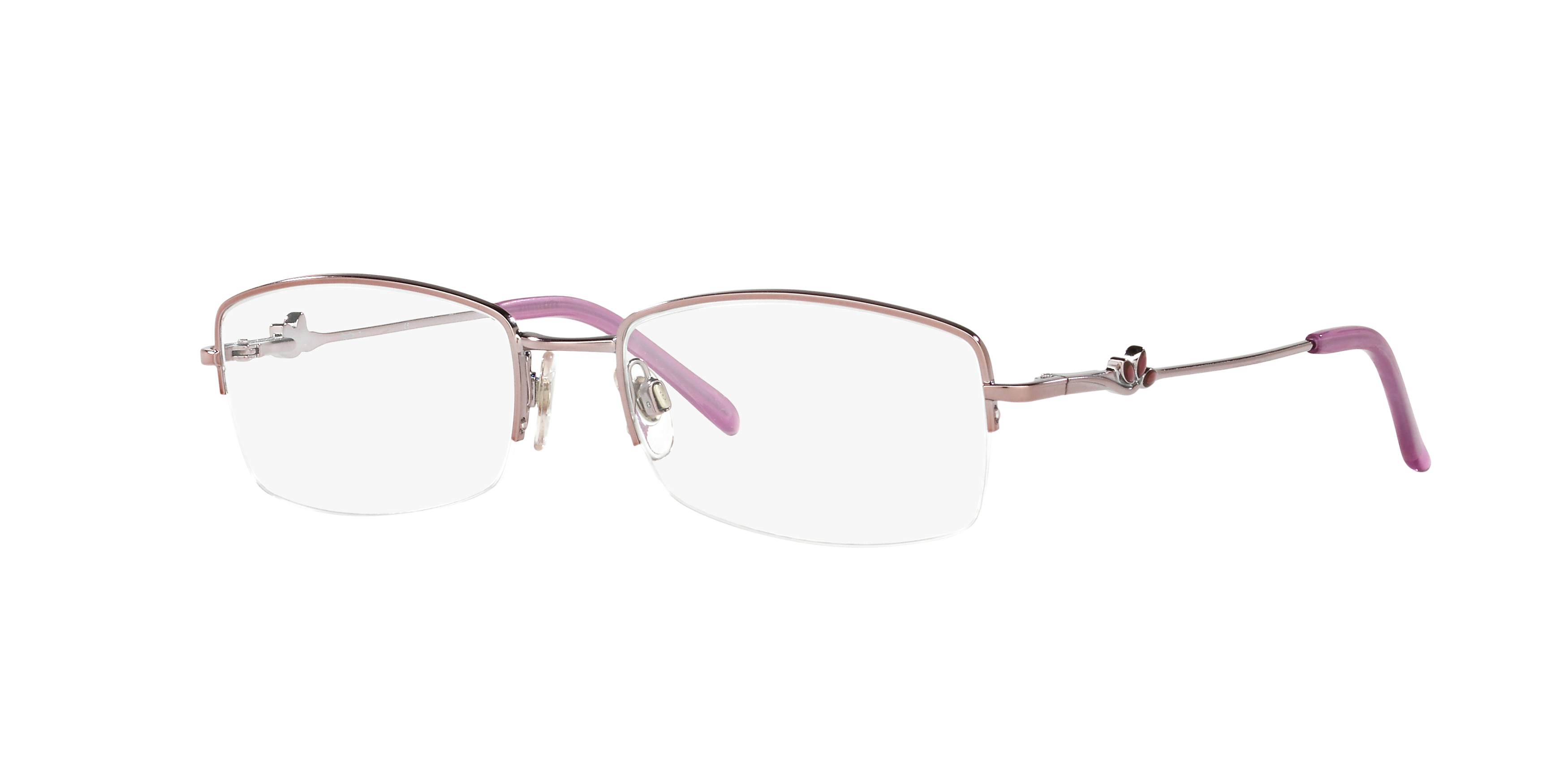 Angle_Left01 Sferoflex SF 2553 Glasses Transparent / Pink
