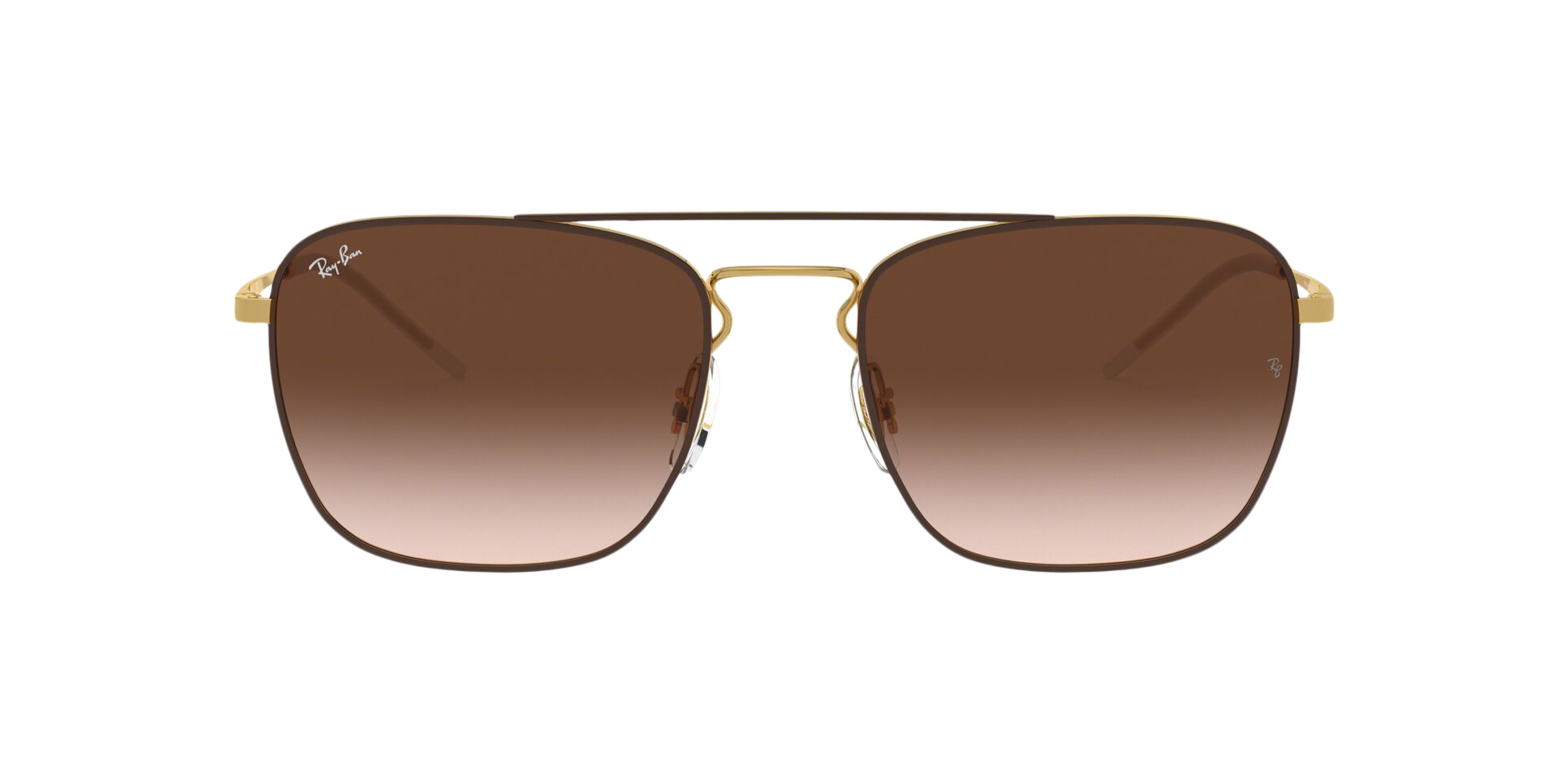 Front Ray-Ban RB3588 905513 Bruin / Goud, Bruin