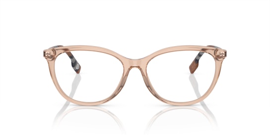 Burberry BE 2389 (4088) Glasses Transparent / Transparent, Brown
