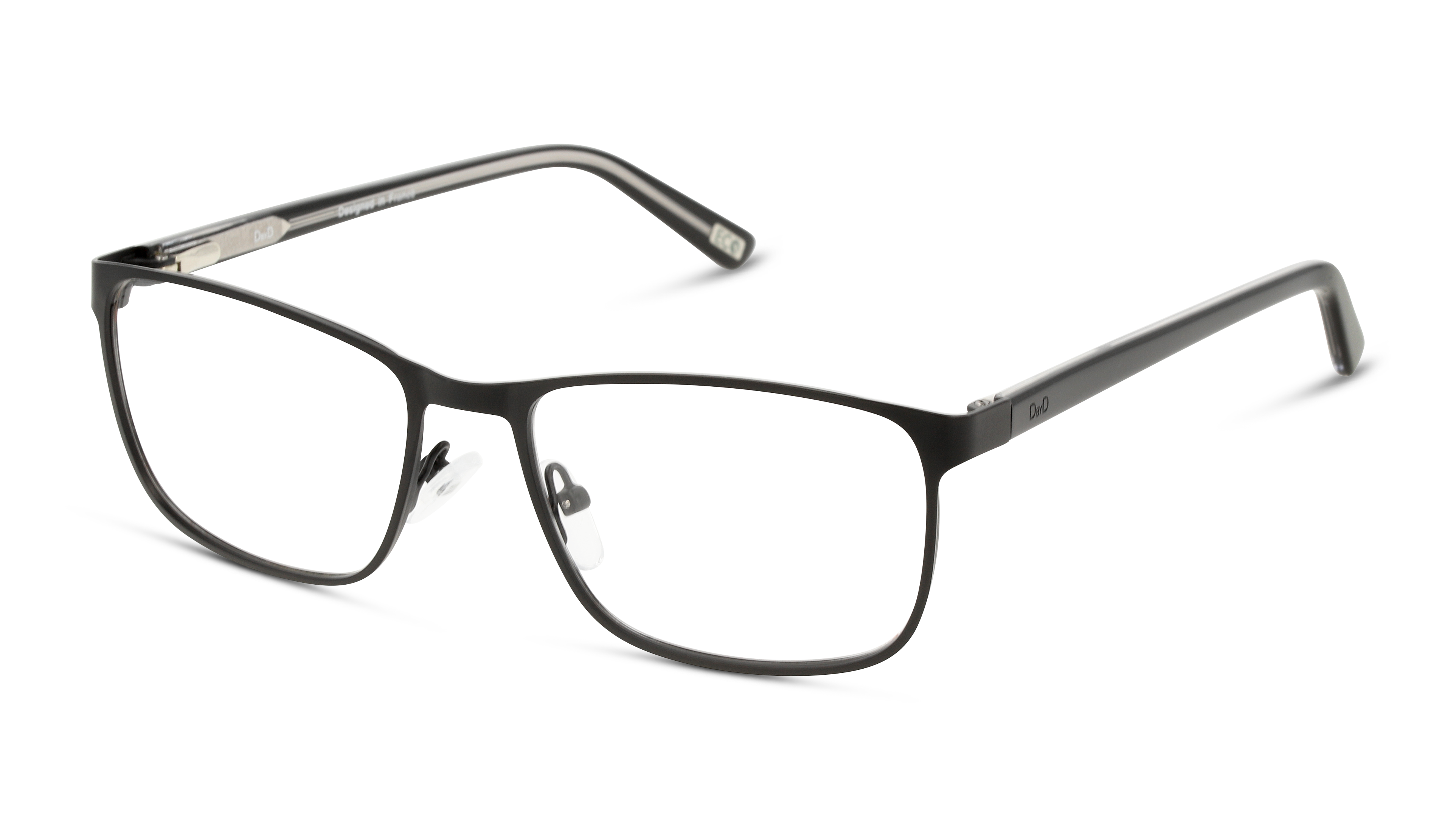 Angle_Left01 DbyD Essentials DB OM0029 Glasses Transparent / Black