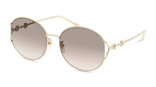 Gucci GG 1017SK Sunglasses Brown / Gold
