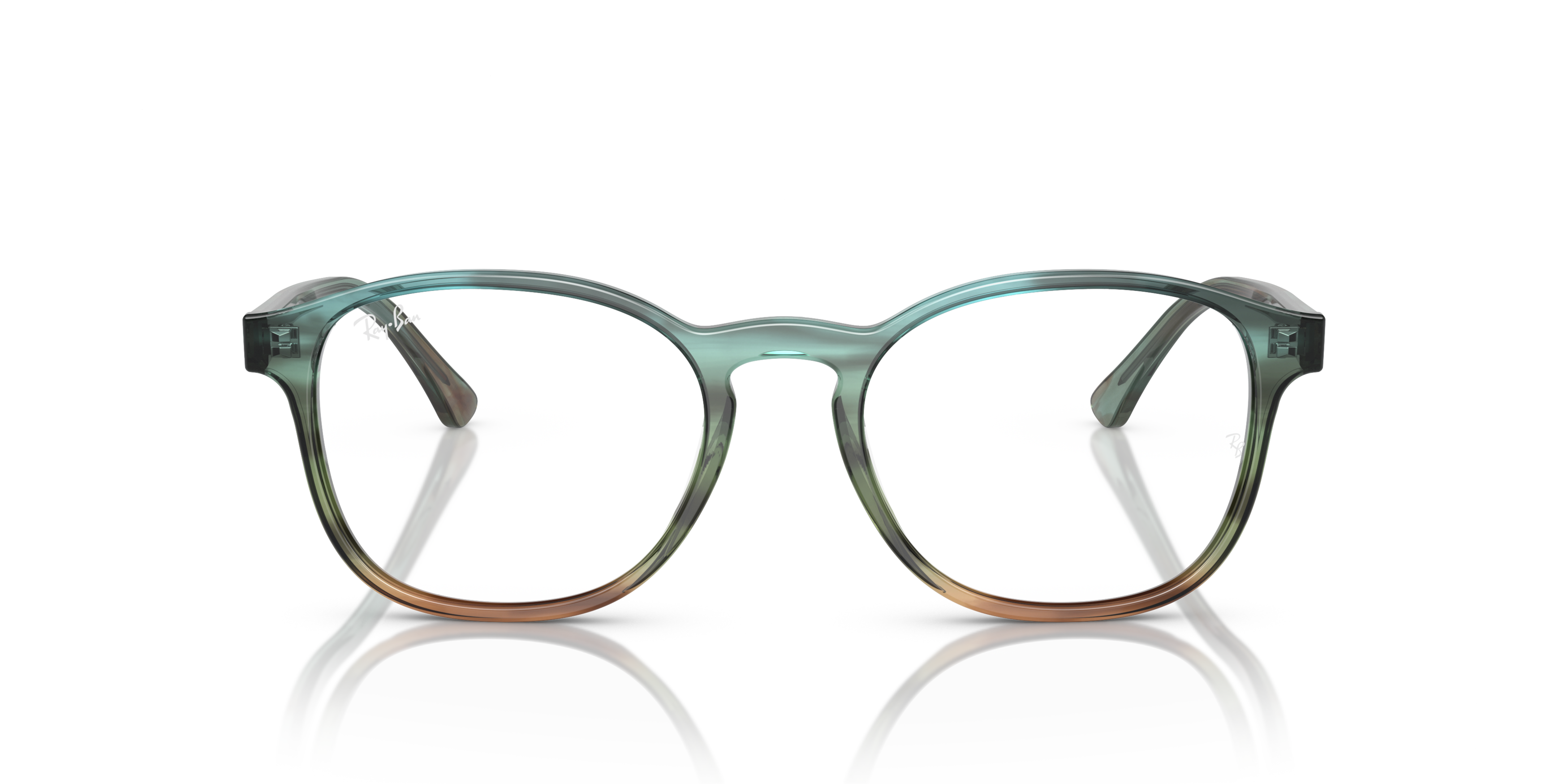 Front Ray-Ban RX 5417 (8252) Glasses Transparent / Blue