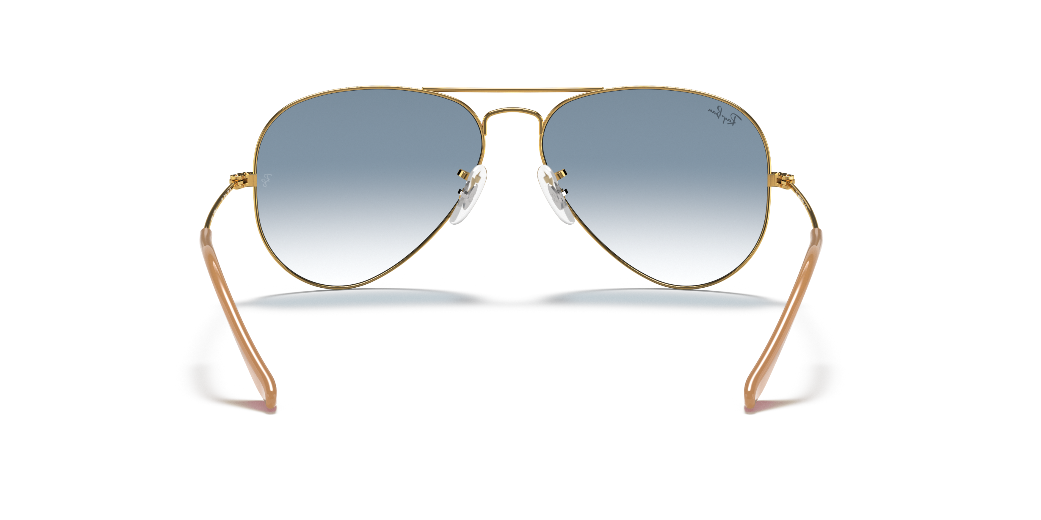 Detail02 Ray-Ban RB 3025 (001/3F) Sunglasses Blue / Gold