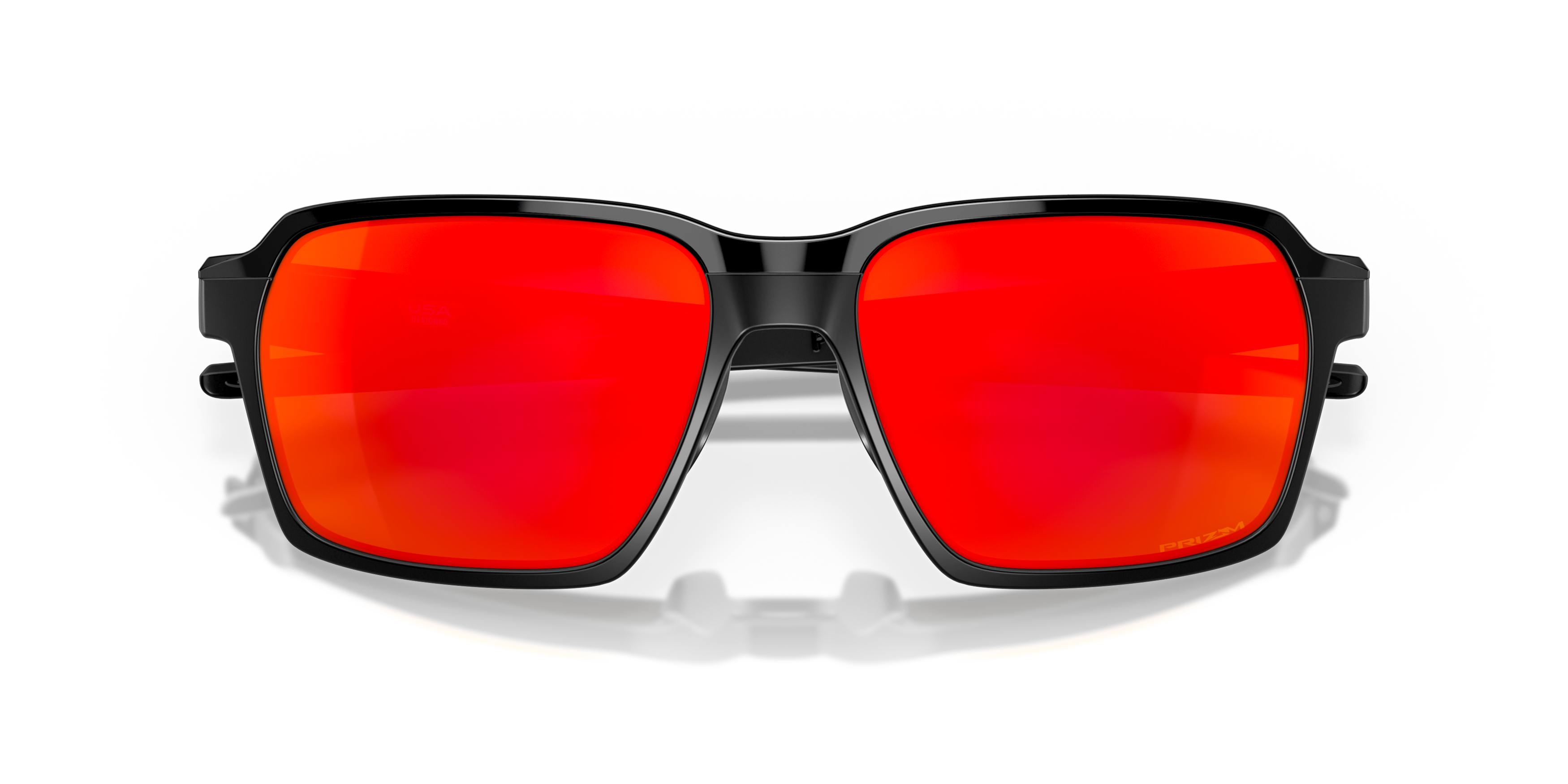 Folded Oakley Holbrook OO 4143 (414303) Sunglasses Red / Black