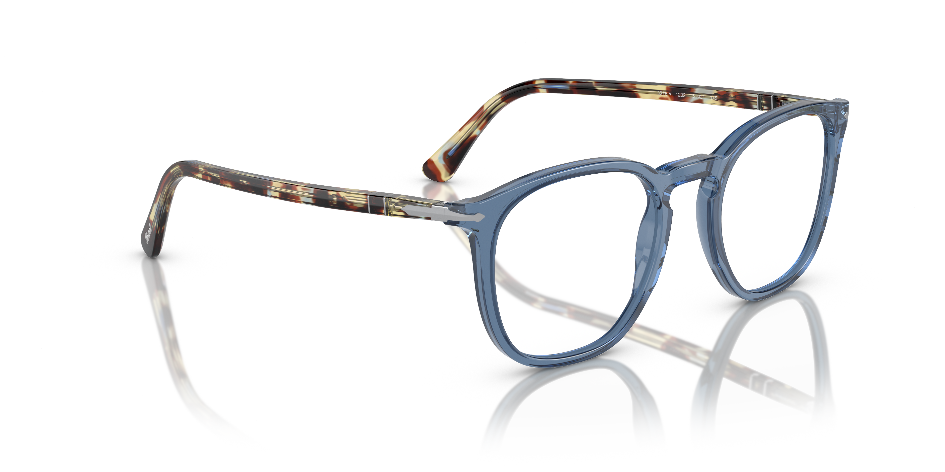 Angle_Right01 Persol PO 3318V Glasses Transparent / Tortoise Shell