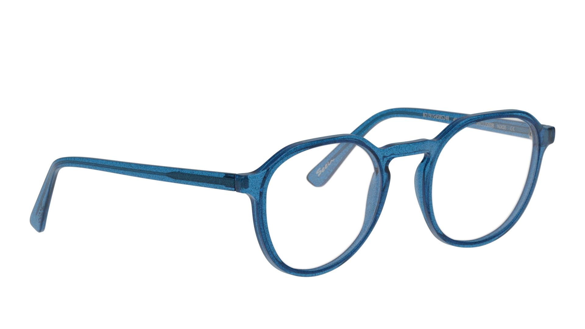 Angle_Right01 Seen SNOU5008 Glasses Transparent / Blue