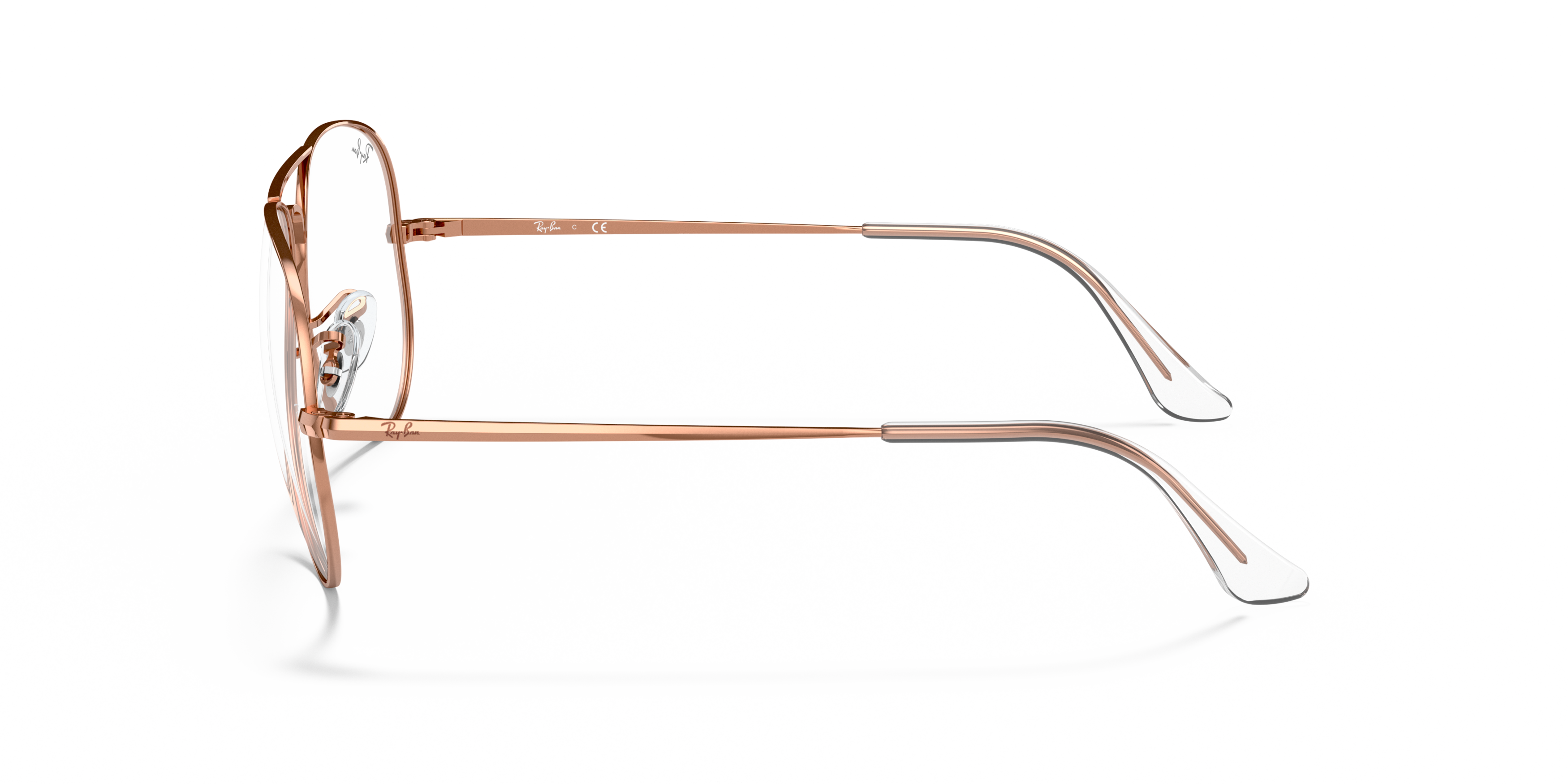 Angle_Left02 Ray-Ban RX 6489 Glasses Transparent / Gold