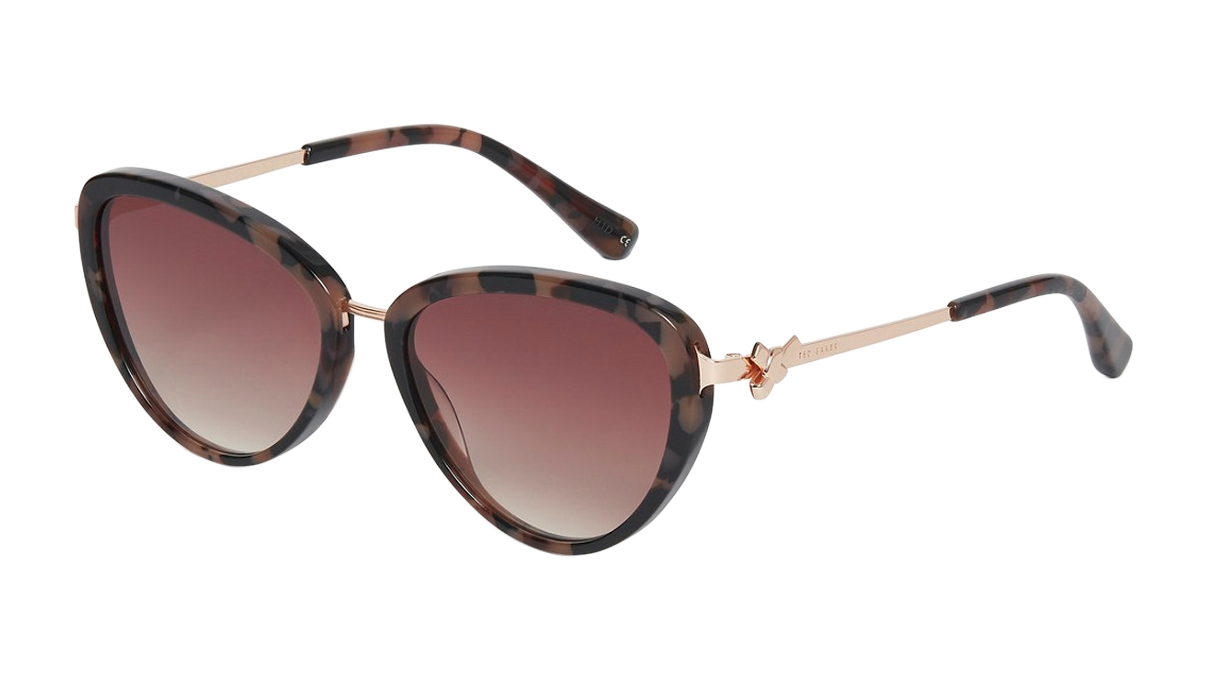 Angle_Left01 Ted Baker Malin TB 1547 Sunglasses Brown / Pink