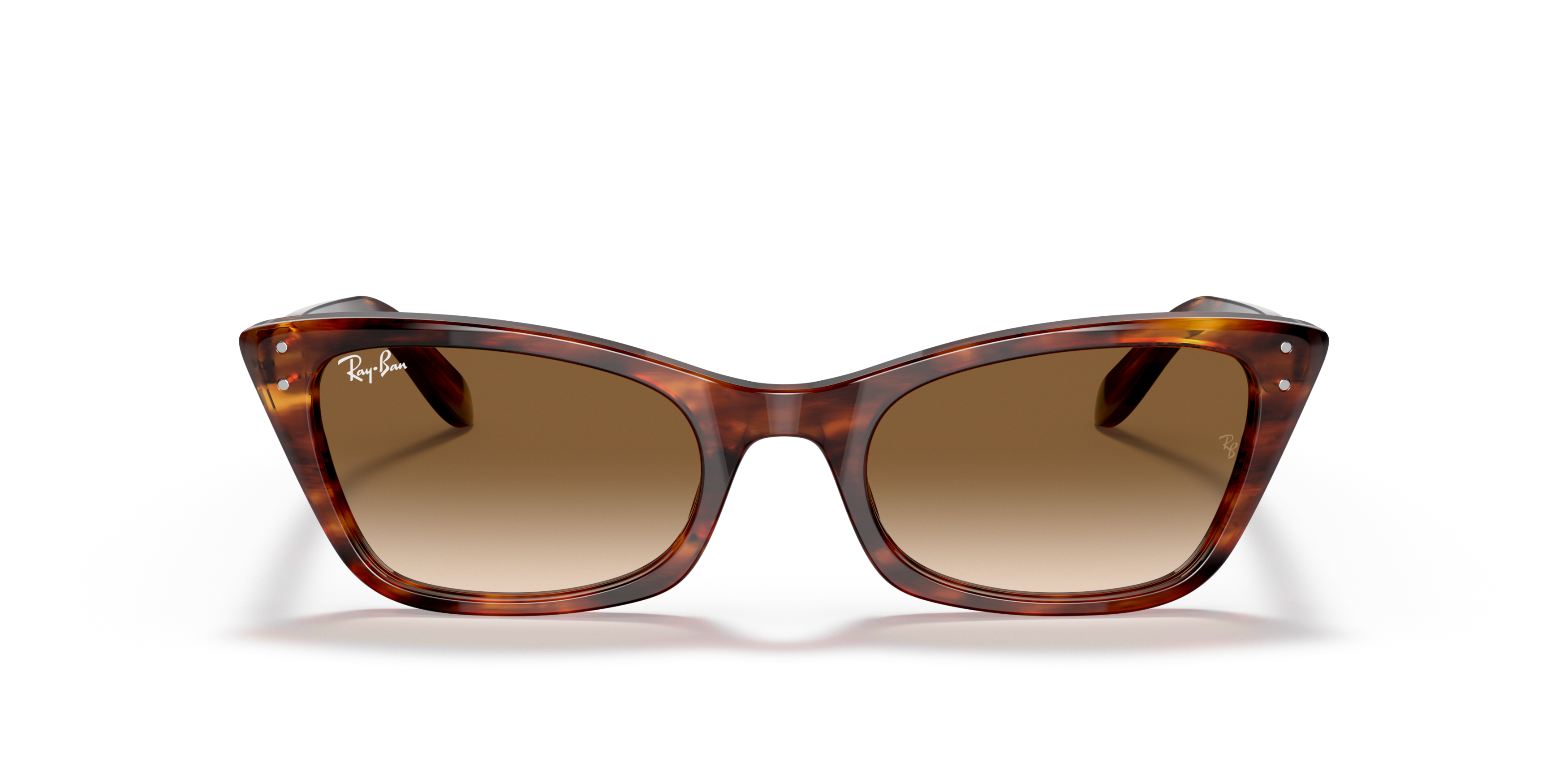 Front Ray-Ban Lady Burbank RB 2299 Sunglasses Brown / Havana