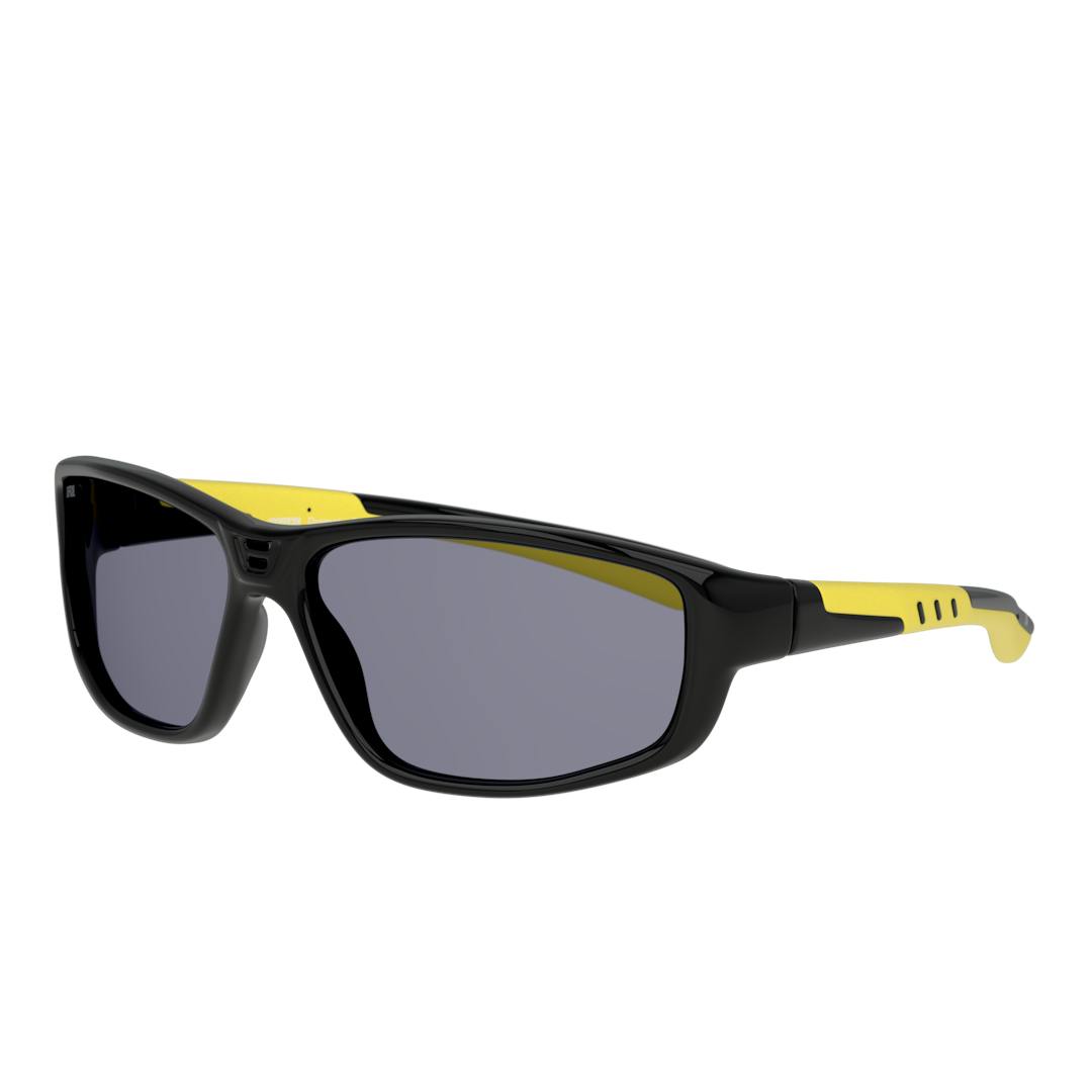 Unofficial UNSK0010 Lunettes de Soleil Enfant - Rectangle Noir - Possibilité de verres correcteurs -