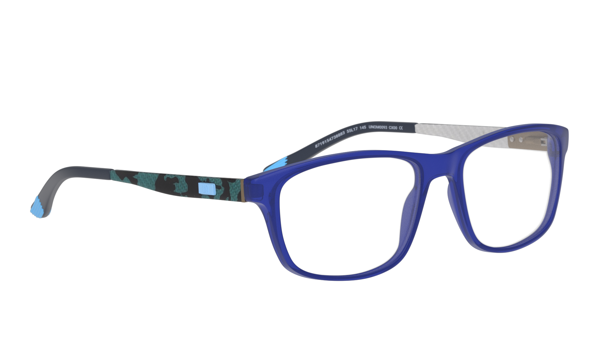 Angle_Right01 Unofficial UNOM0093 Glasses Transparent / Blue