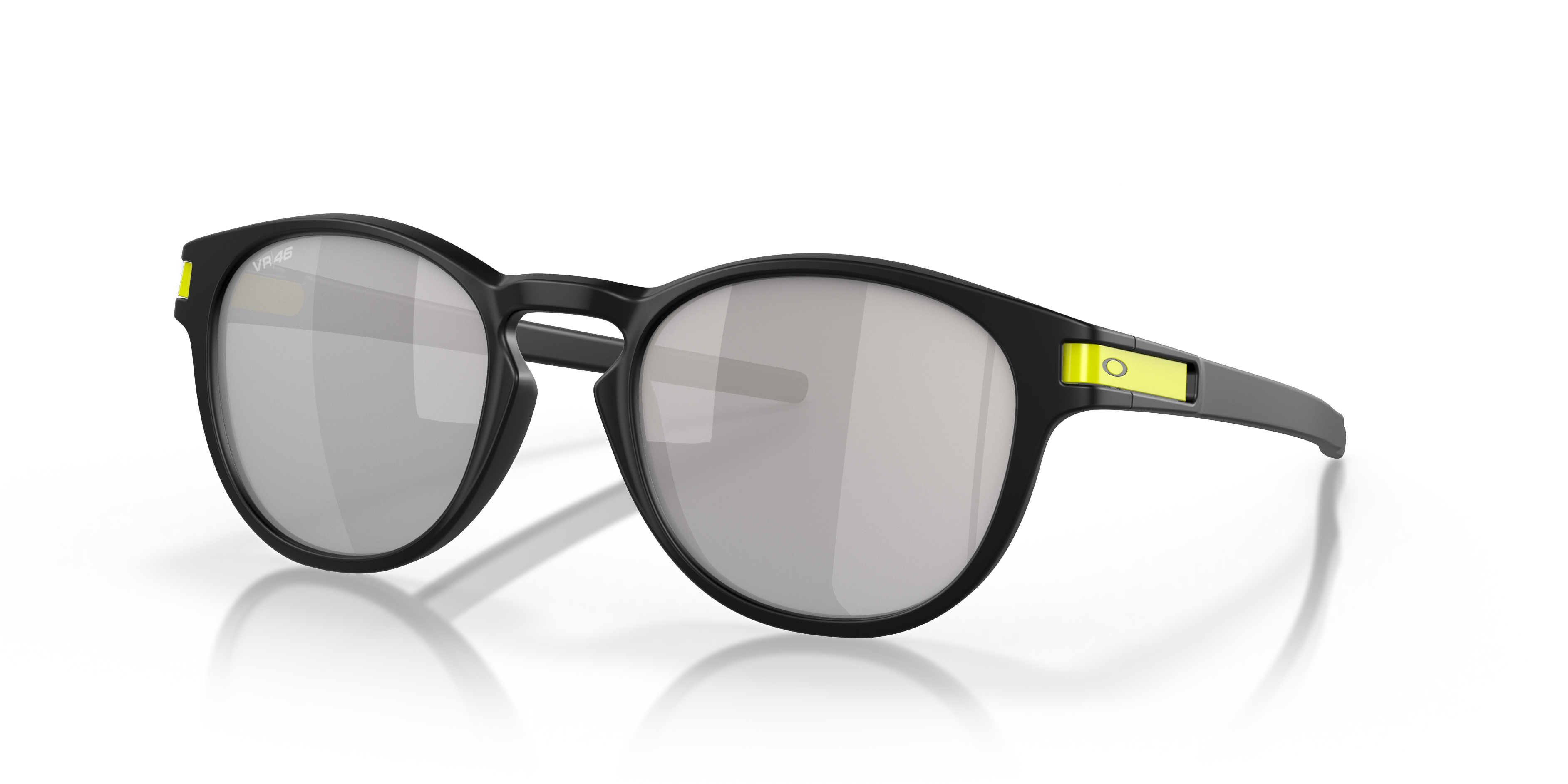 Angle_Left01 Oakley Latch OO 9265 Sunglasses Silver / Black