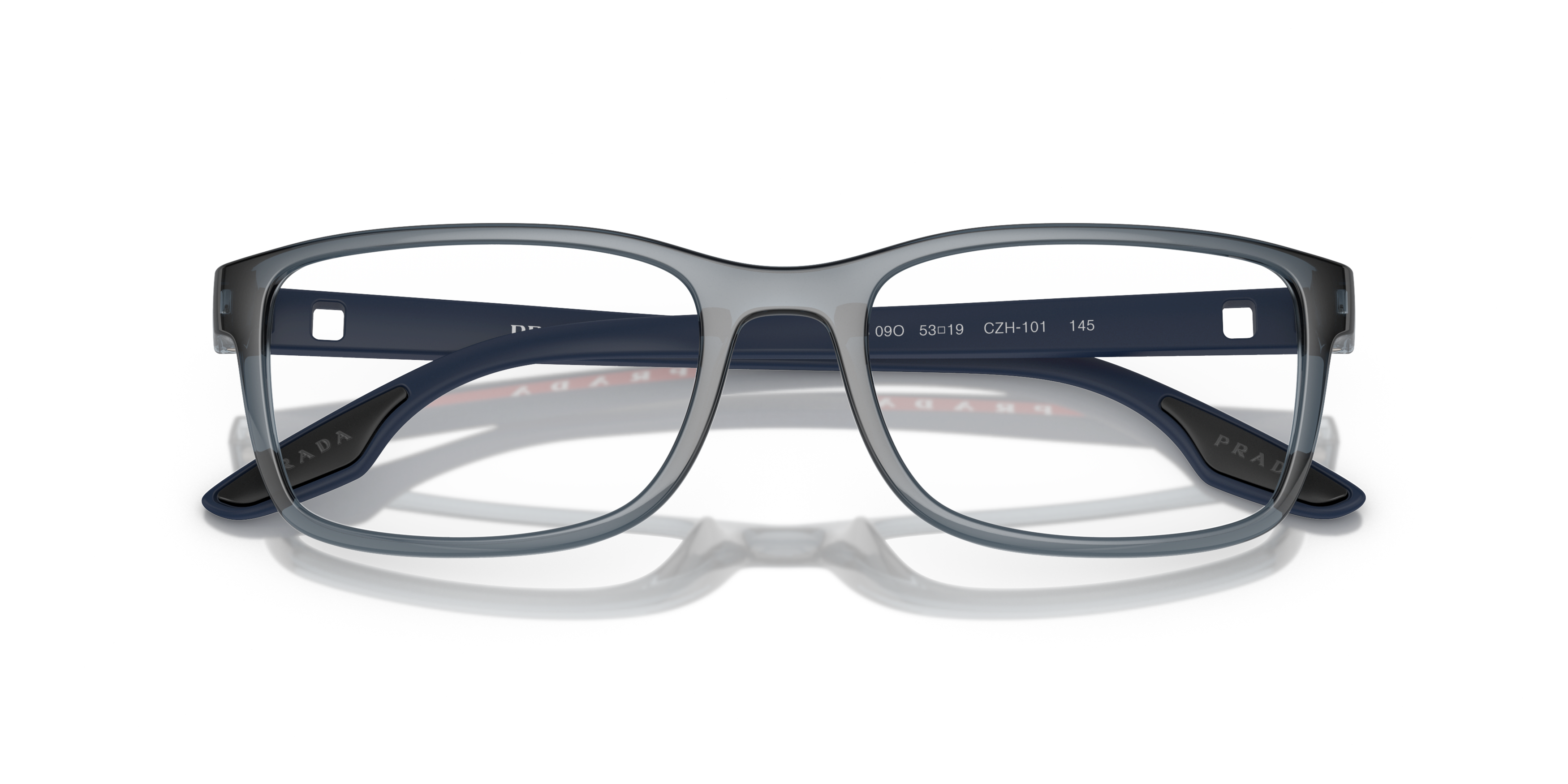 Folded Prada Linea Rossa PS 09OV (2AZ1O1) Glasses Transparent / Transparent