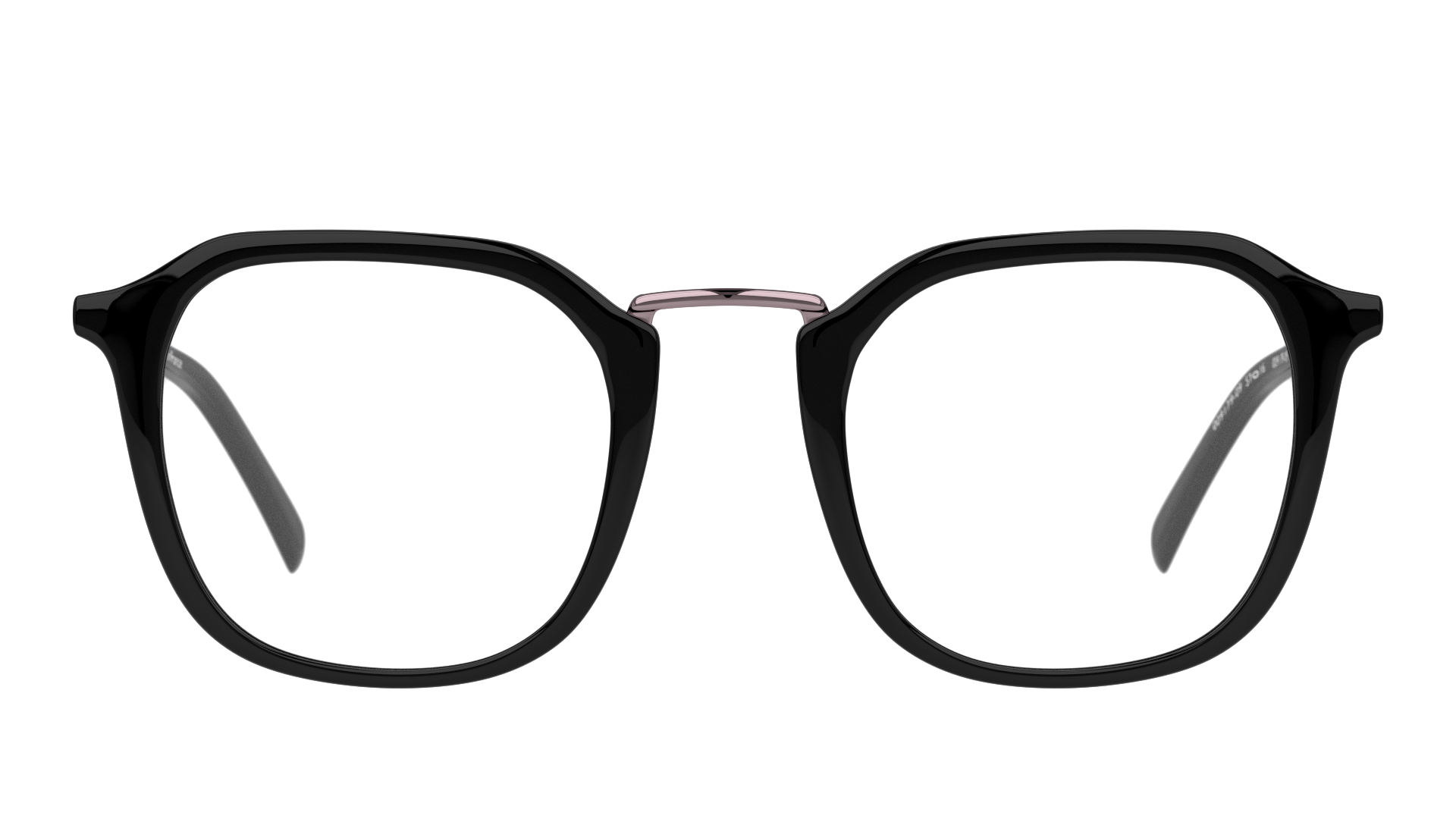 Front Unofficial UNOM0255 Glasses Transparent / Black