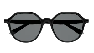 Lunettes De Soleil Polaroid PLD 8039 Pour Enfants - Monture Ronde/ovale Métal Noir - Verres Polarisés
