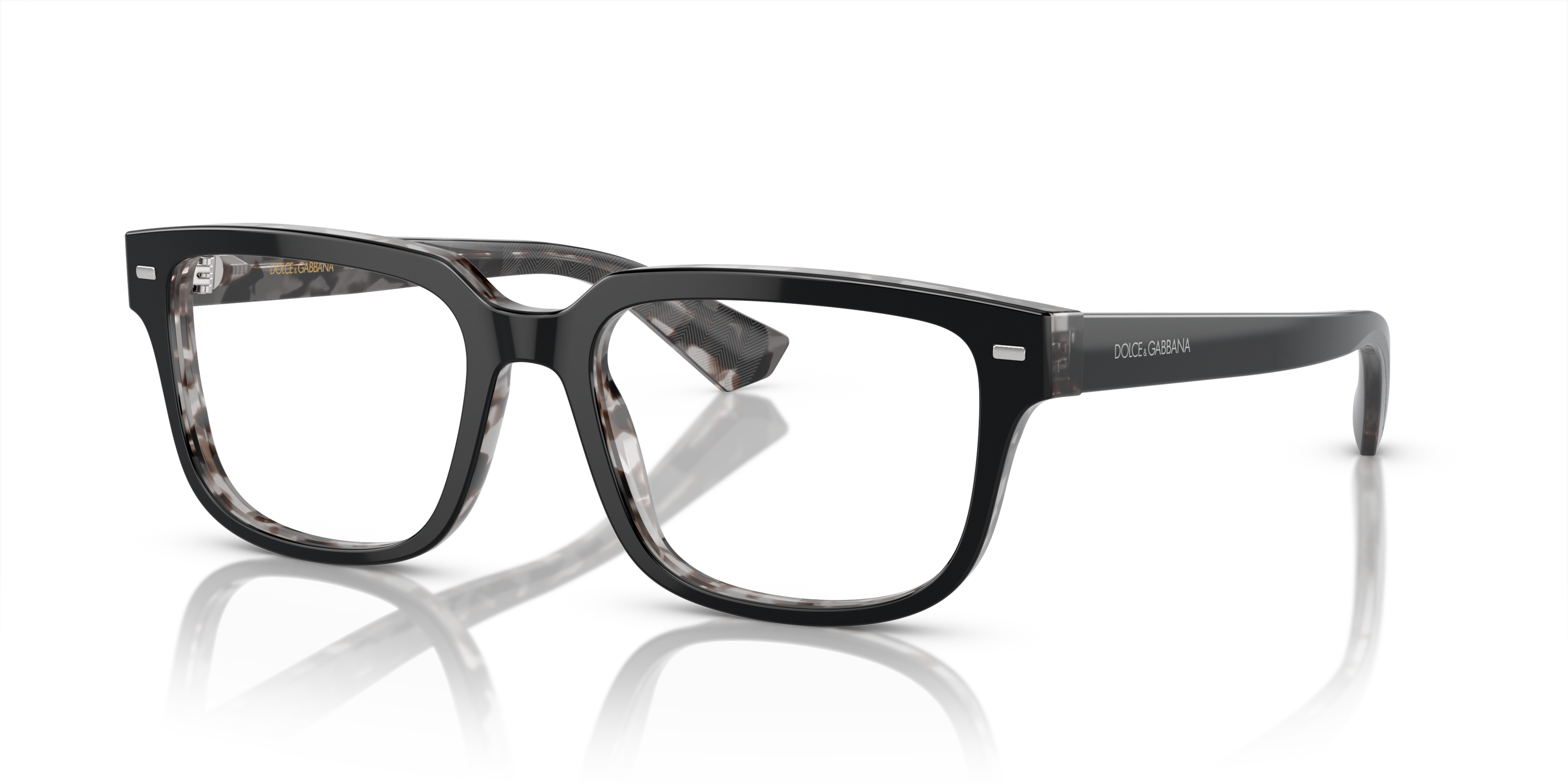 Angle_Left01 Dolce & Gabbana DG 3380 Glasses Transparent / Black
