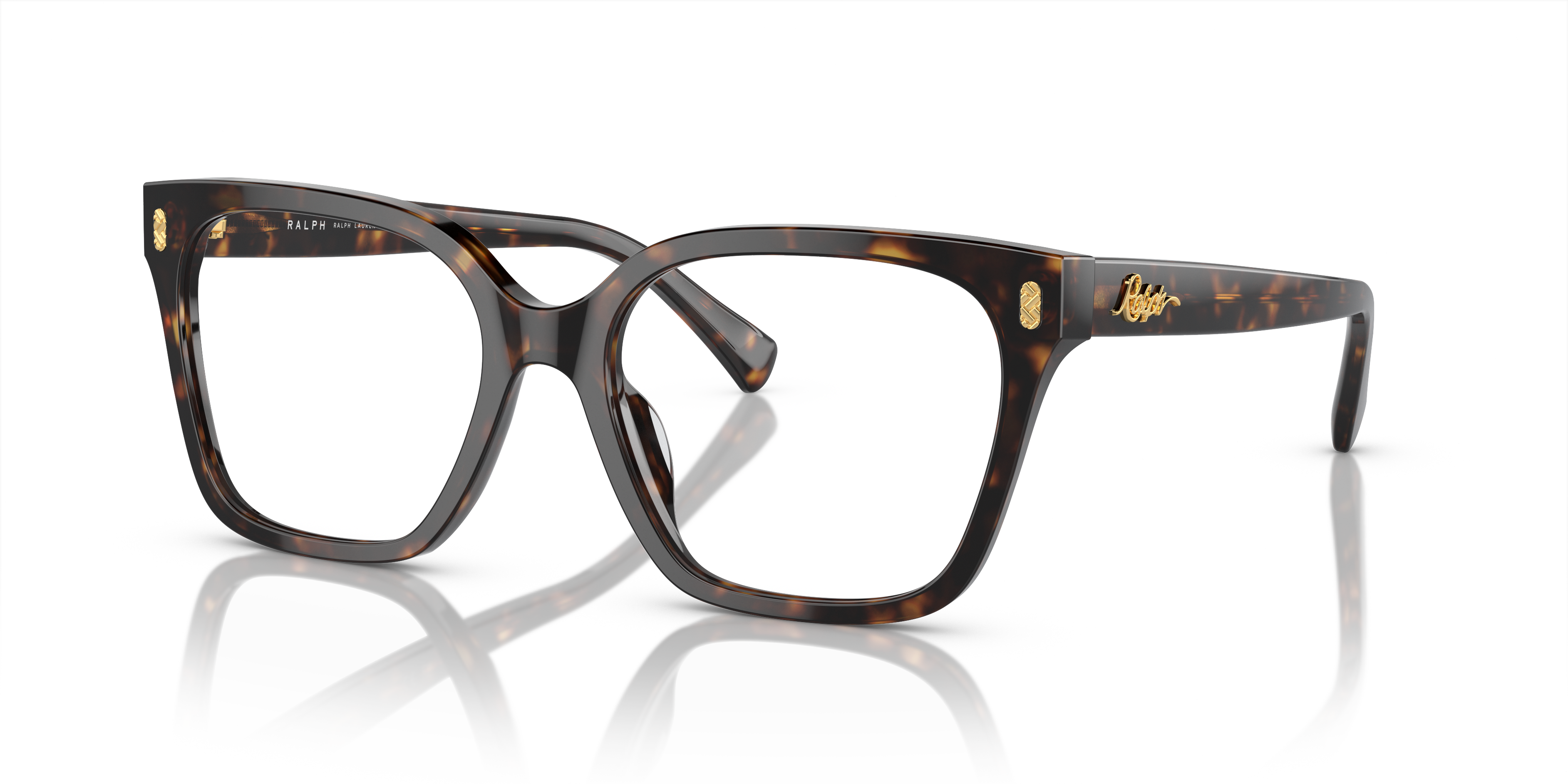 Angle_Left01 Ralph Lauren RA 7158 (6117) Glasses Transparent / Transparent, Brown