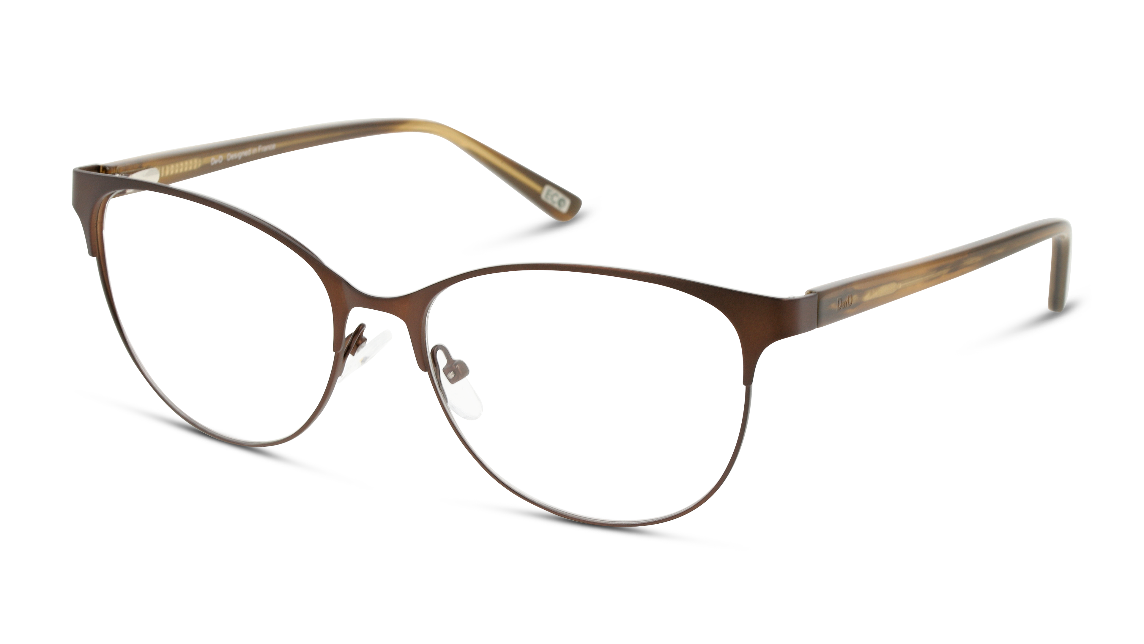 Angle_Left01 DbyD Essentials DB OF0037 Glasses Transparent / Brown