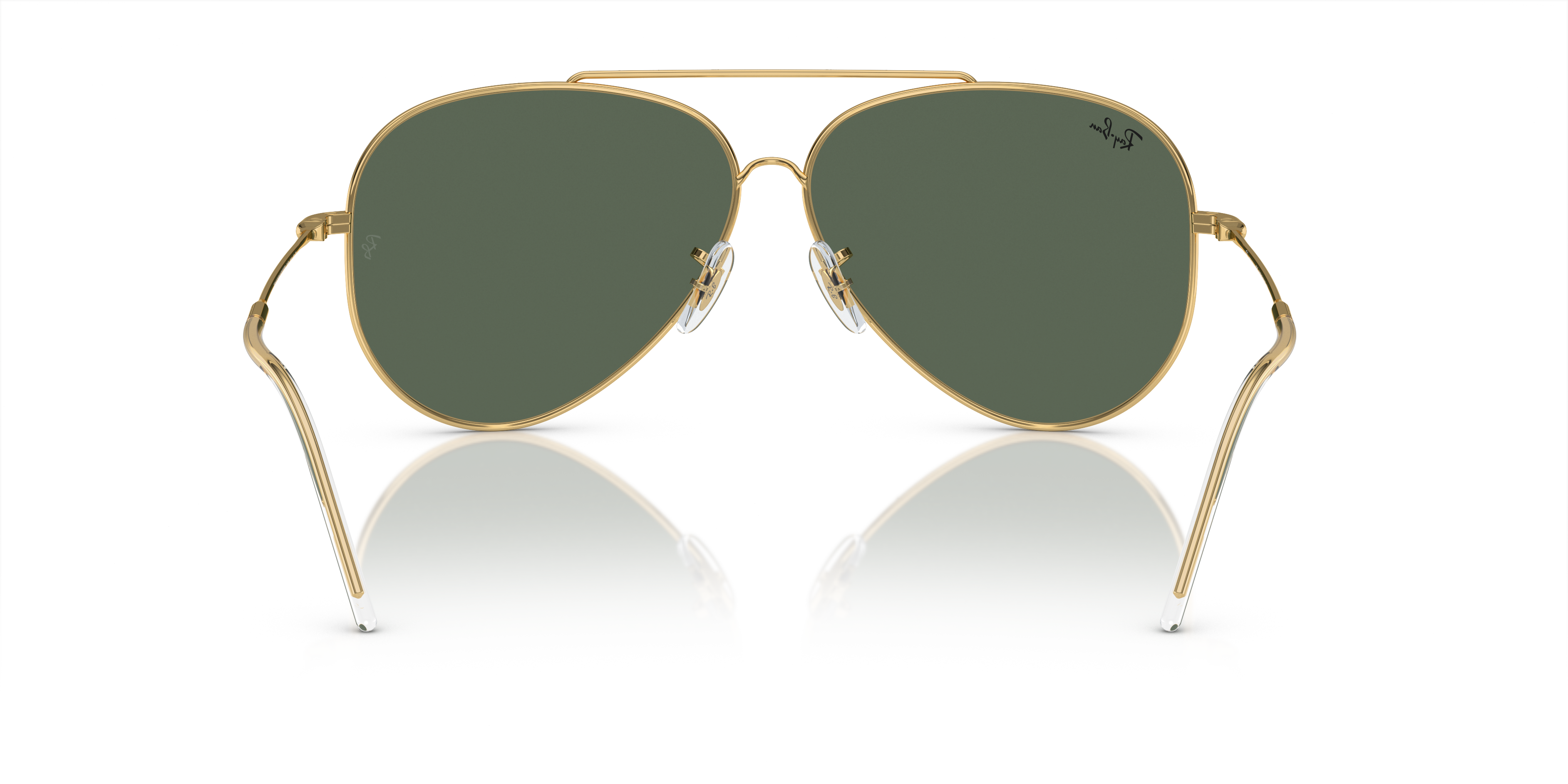 Detail02 Ray-Ban Aviator Reverse RBR 0101S (92023A) Sunglasses Blue / Rose Gold