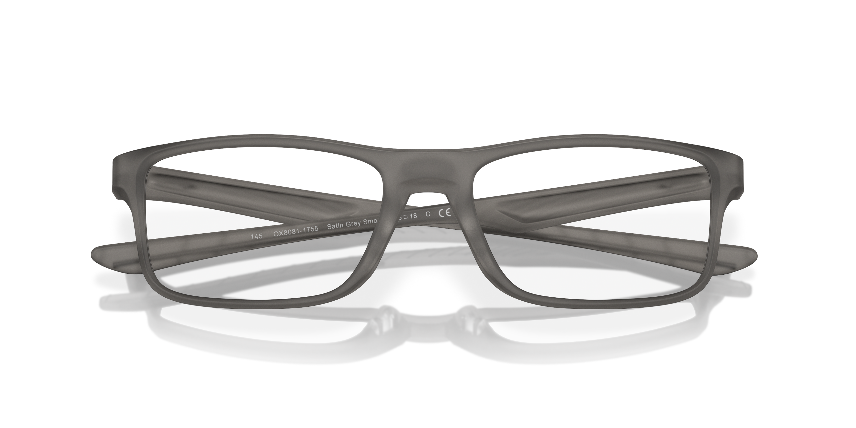 Folded Oakley Plank 2.0 OX 8081 Glasses Transparent / Black