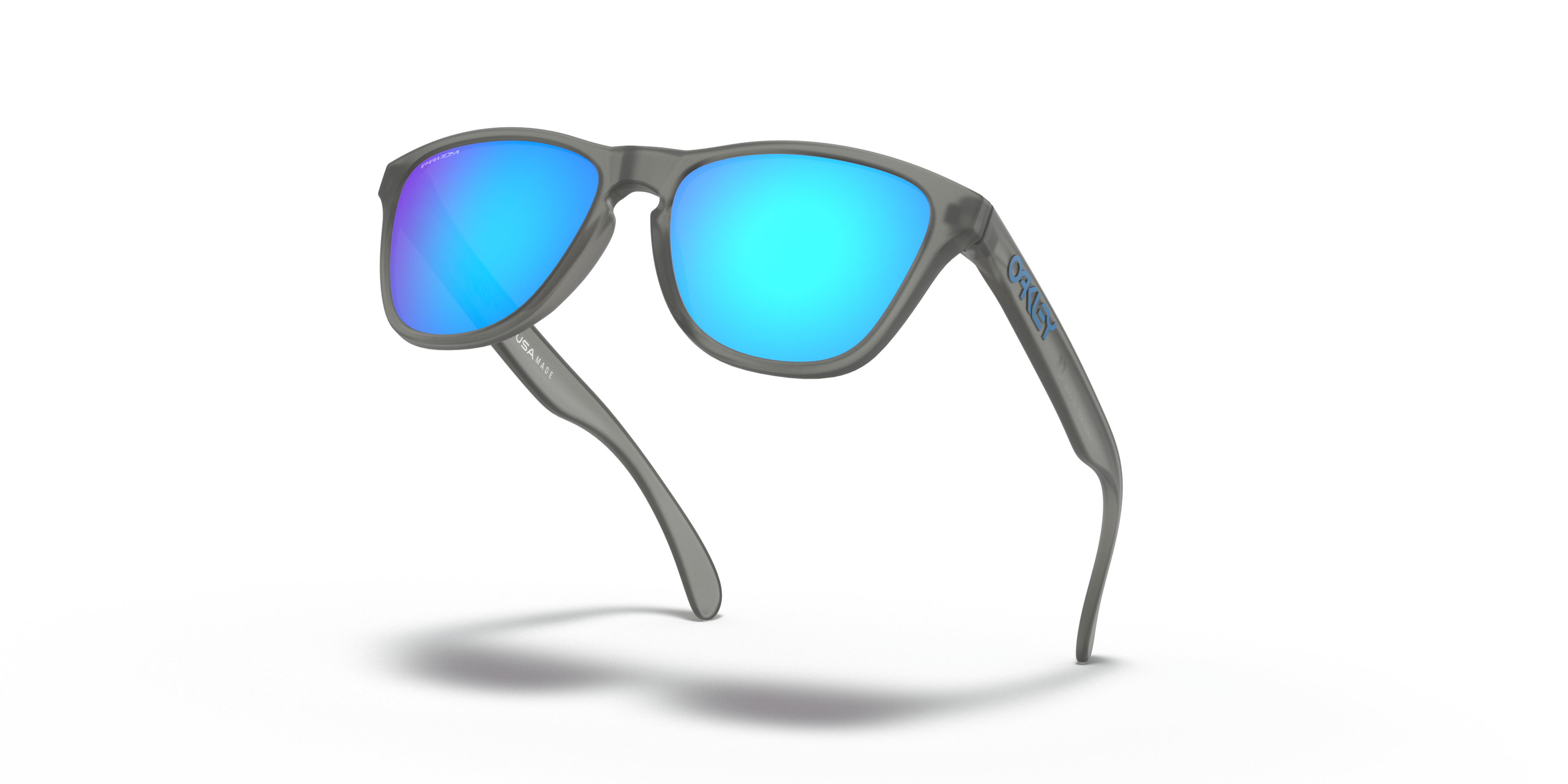 Bottom_Up Oakley Youth Frogskins XS OJ 9006 (900605) Youth Sunglasses Blue / Grey