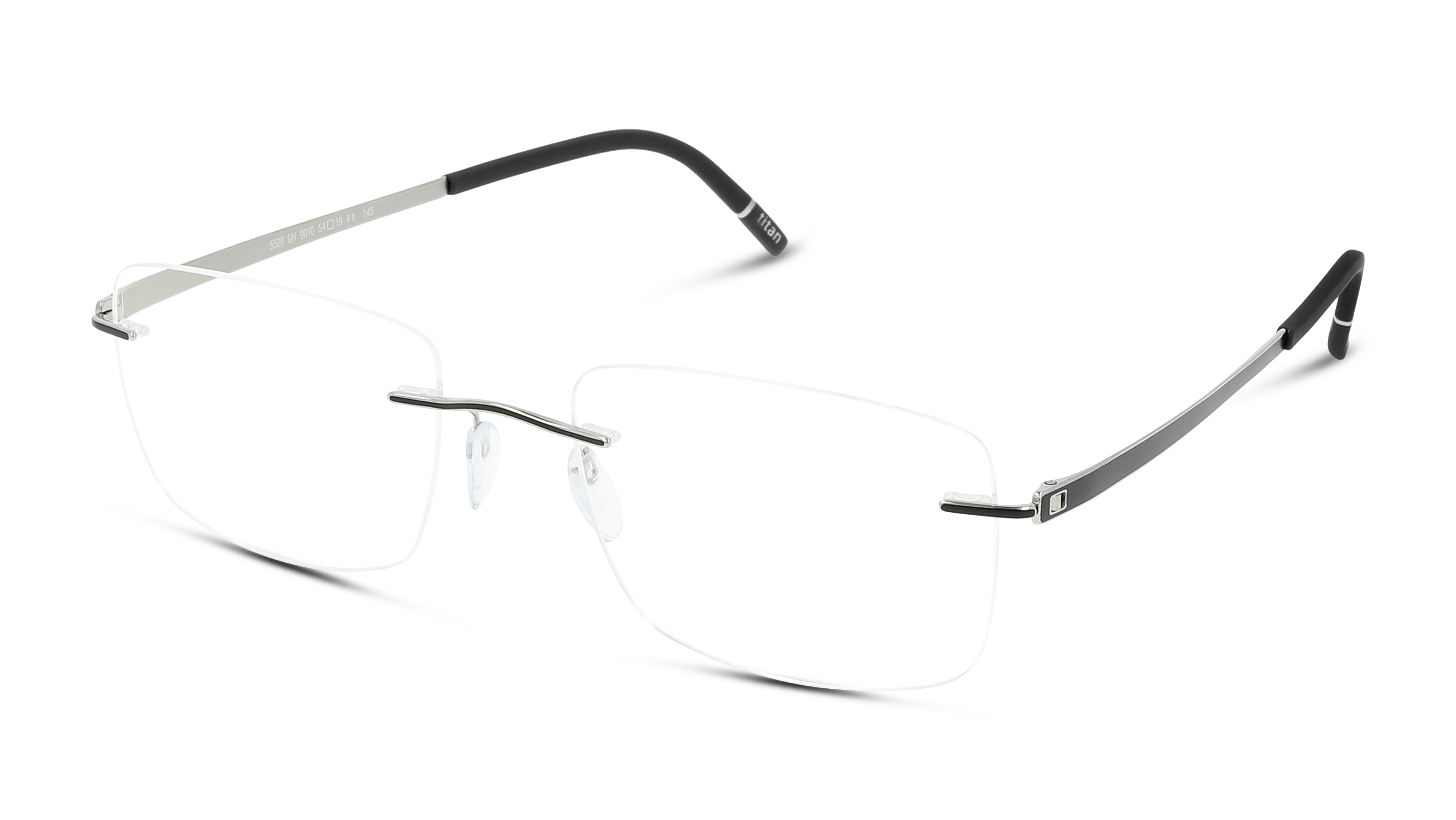 Angle_Left01 Silhouette Momentum 5529 (9010) Glasses Transparent / Black