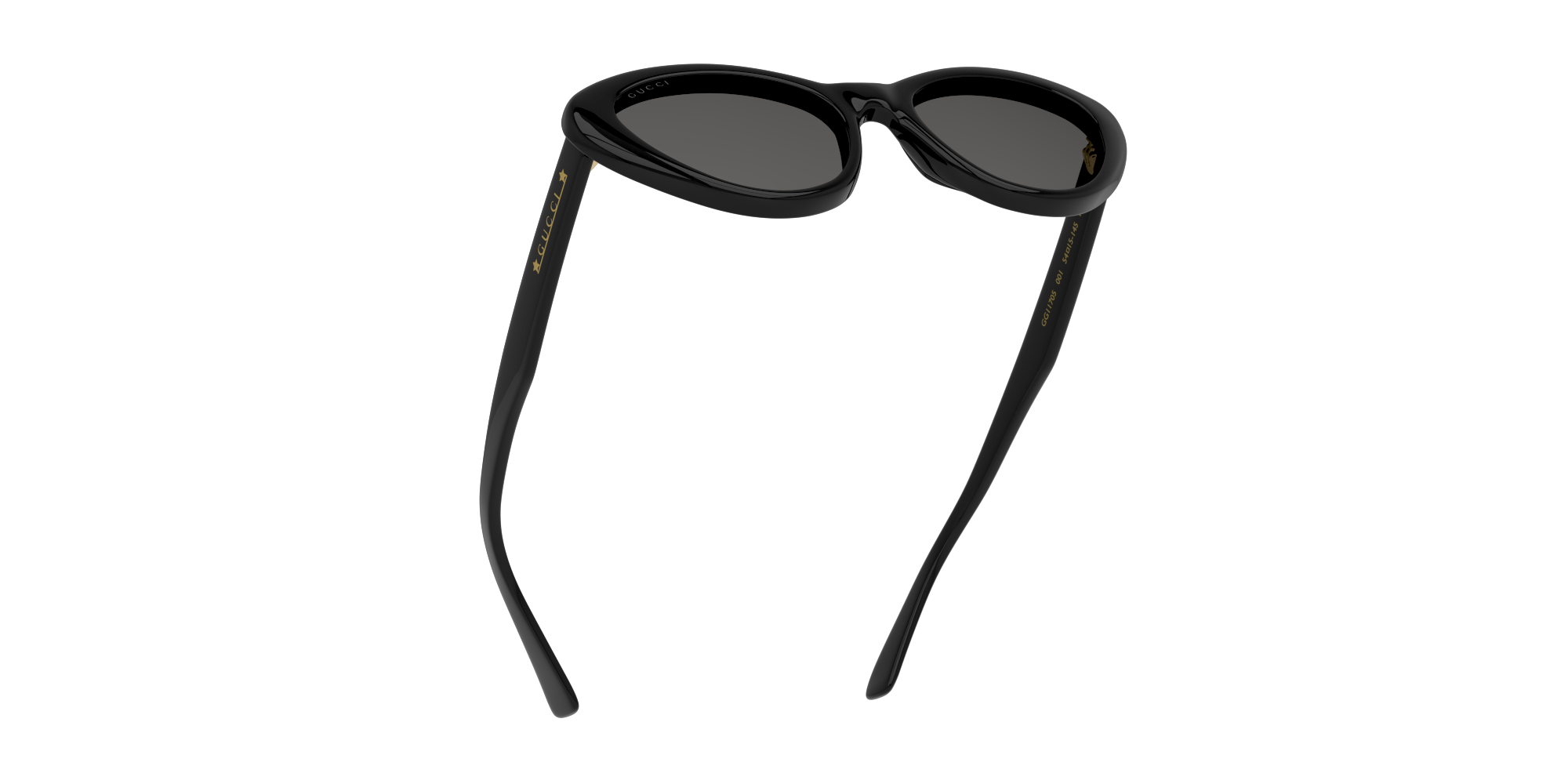Bottom_Up Gucci GG 1170S (001) Sunglasses Grey / Black