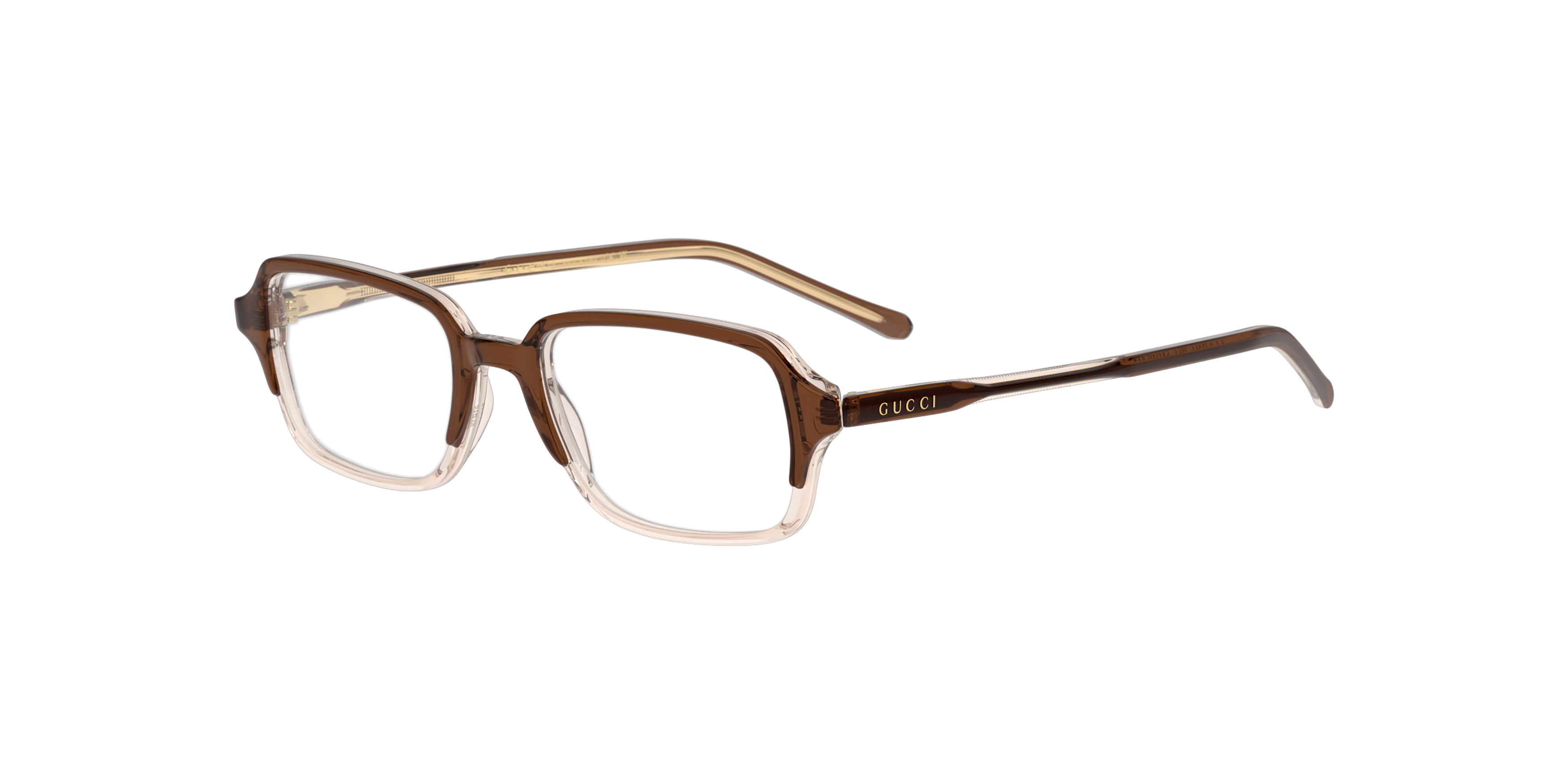 Angle_Left01 Gucci GG 1211O Glasses Transparent / Brown