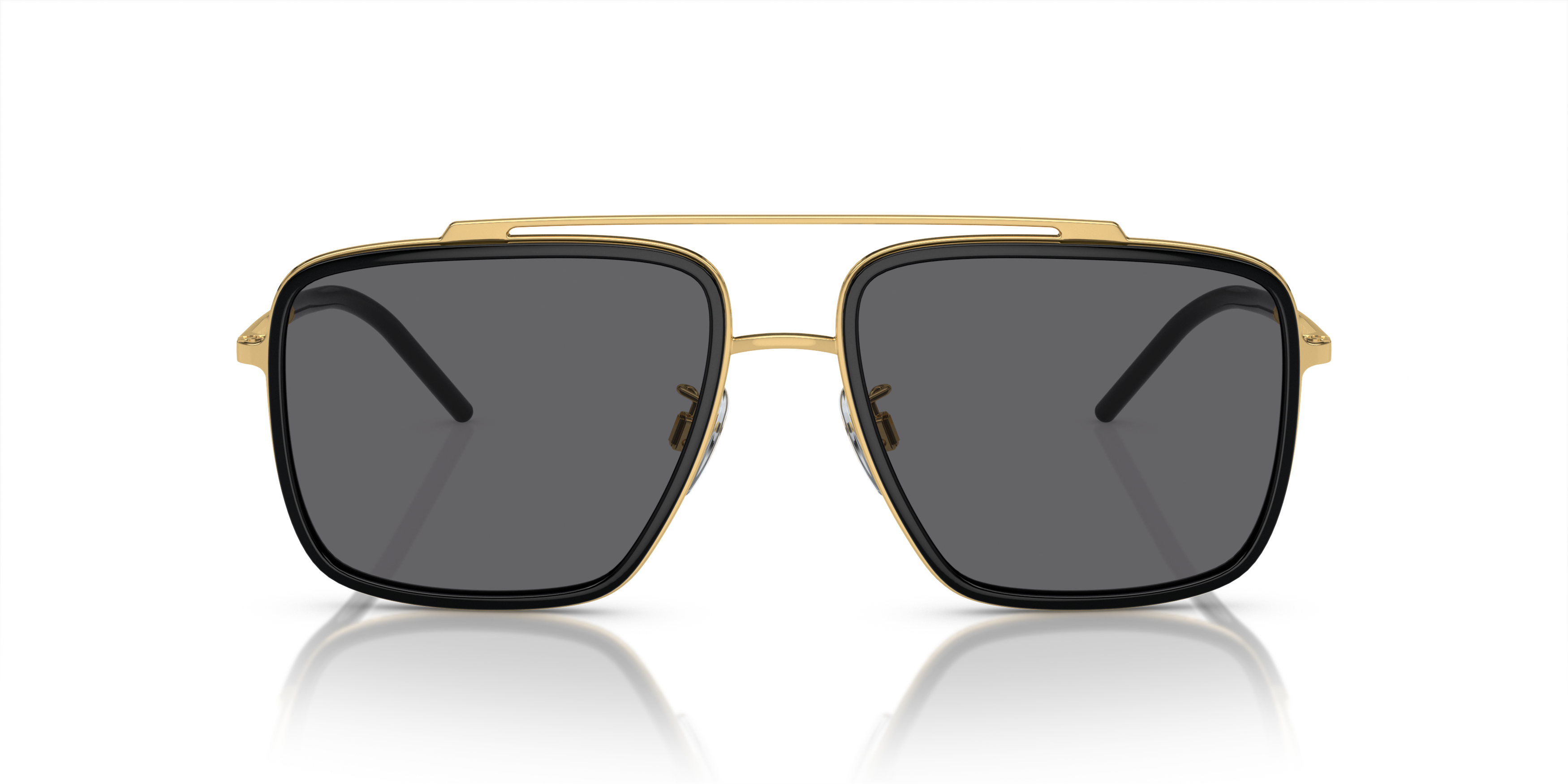 Front Dolce & Gabbana DG 2220 (29618) Sunglasses Grey / Black
