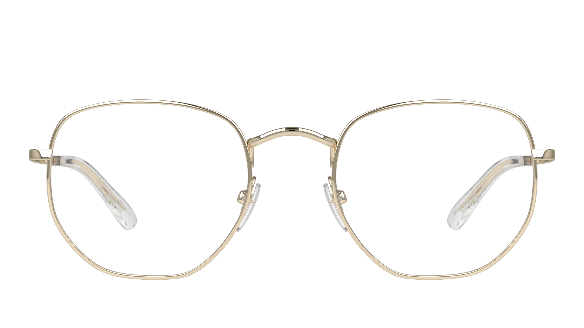 Front Seen SN OU5009 Youth Glasses Transparent / Gold
