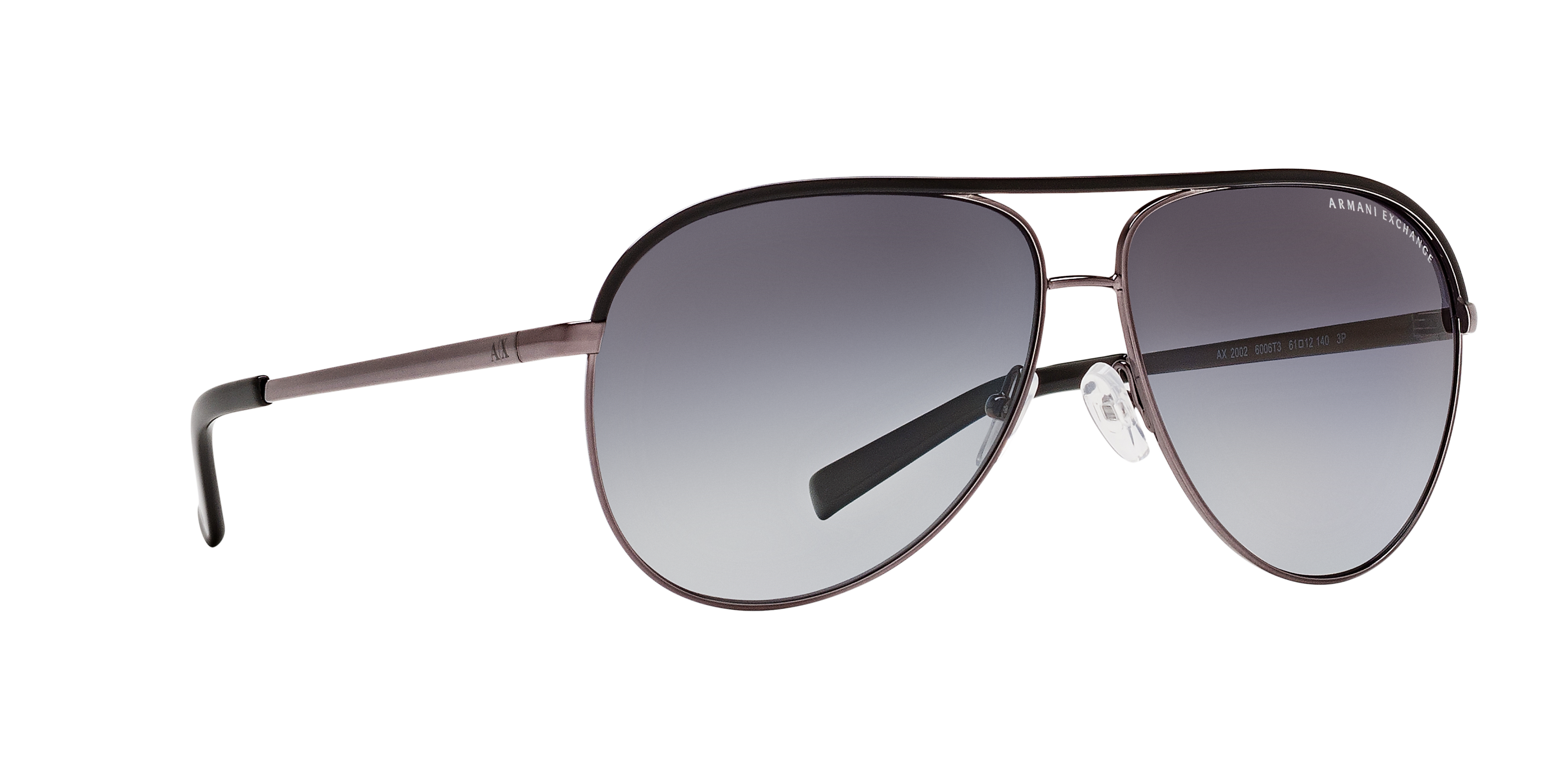 Angle_Right01 Armani Exchange AX 2002 Sunglasses Grey / Grey