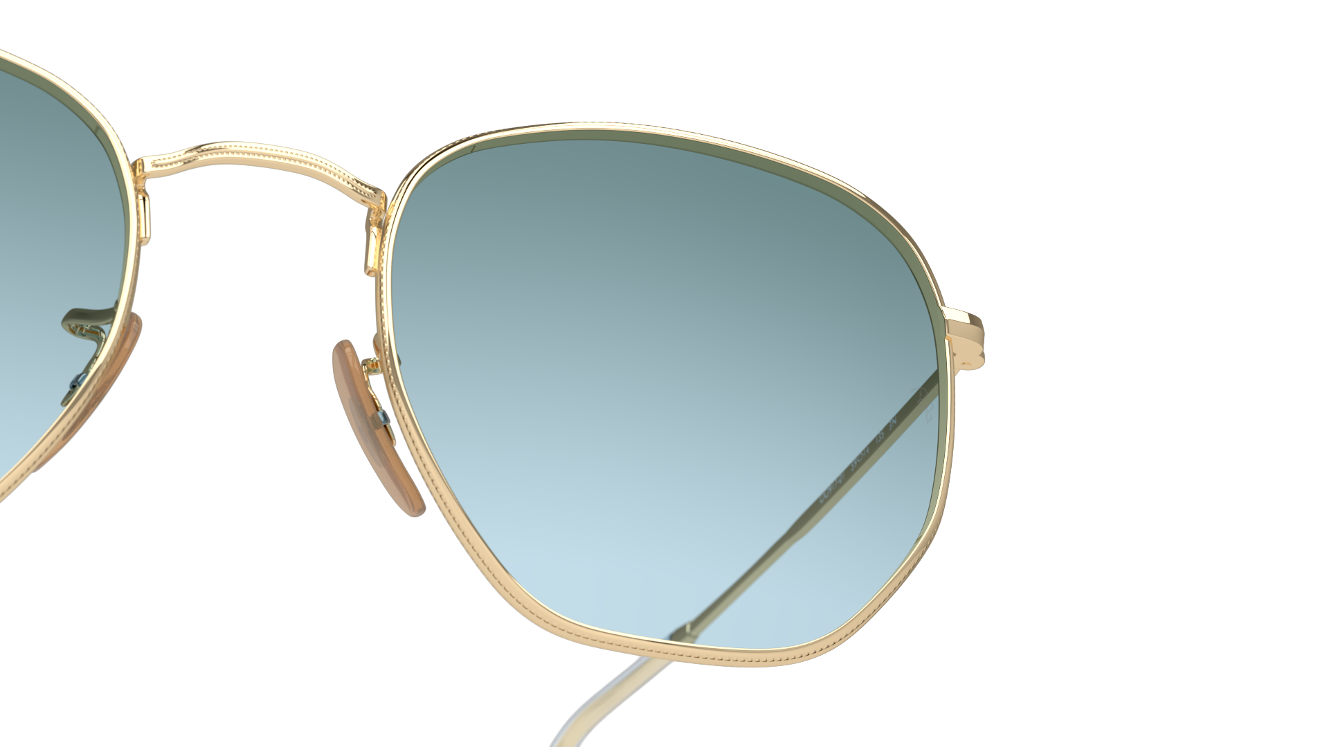 [products.image.detail01] Ray-Ban Hexagonal Flat Lenses RB3548N 91233M