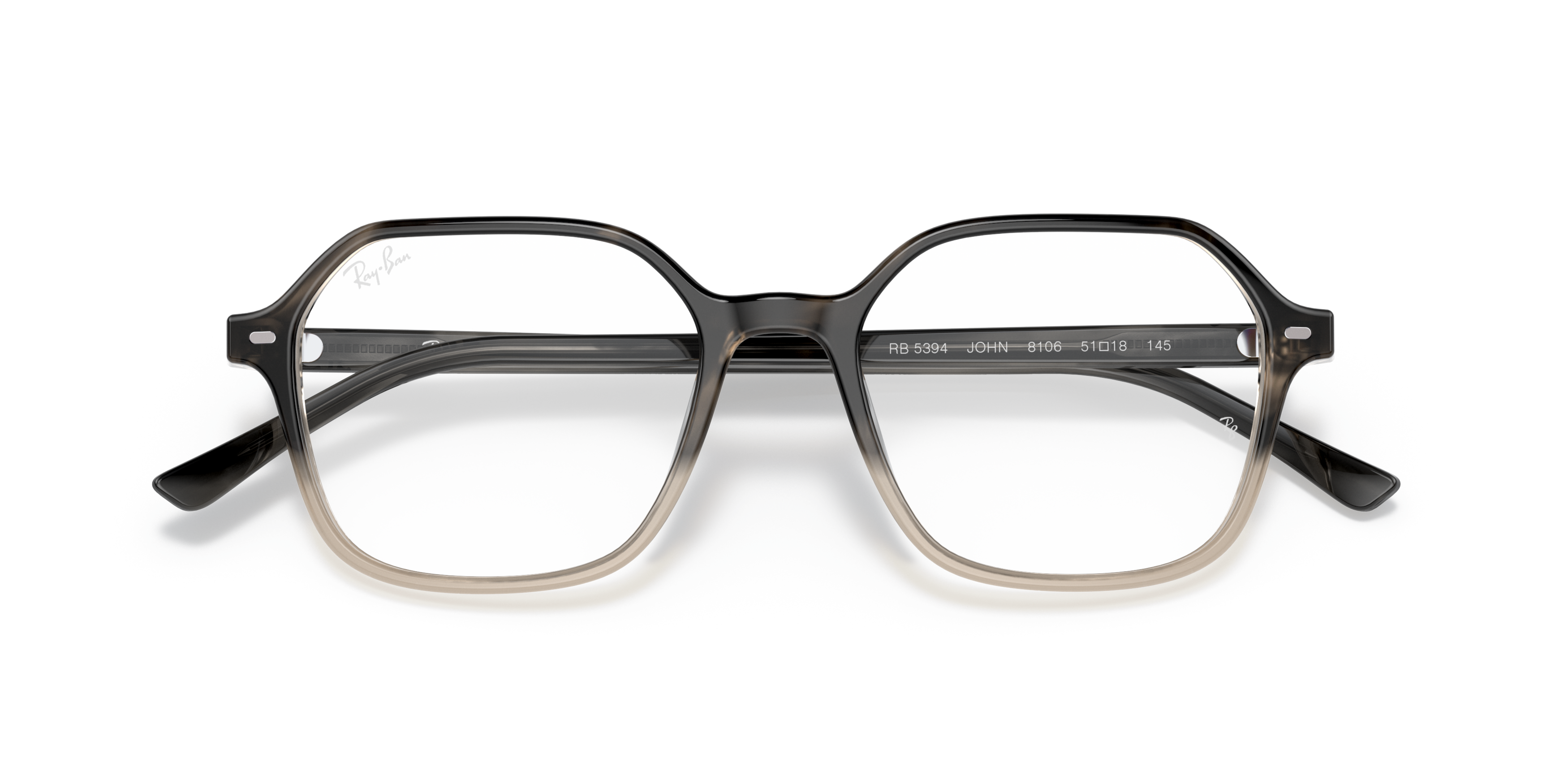 Folded Ray-Ban RX 5394 (8106) Glasses Transparent / Grey