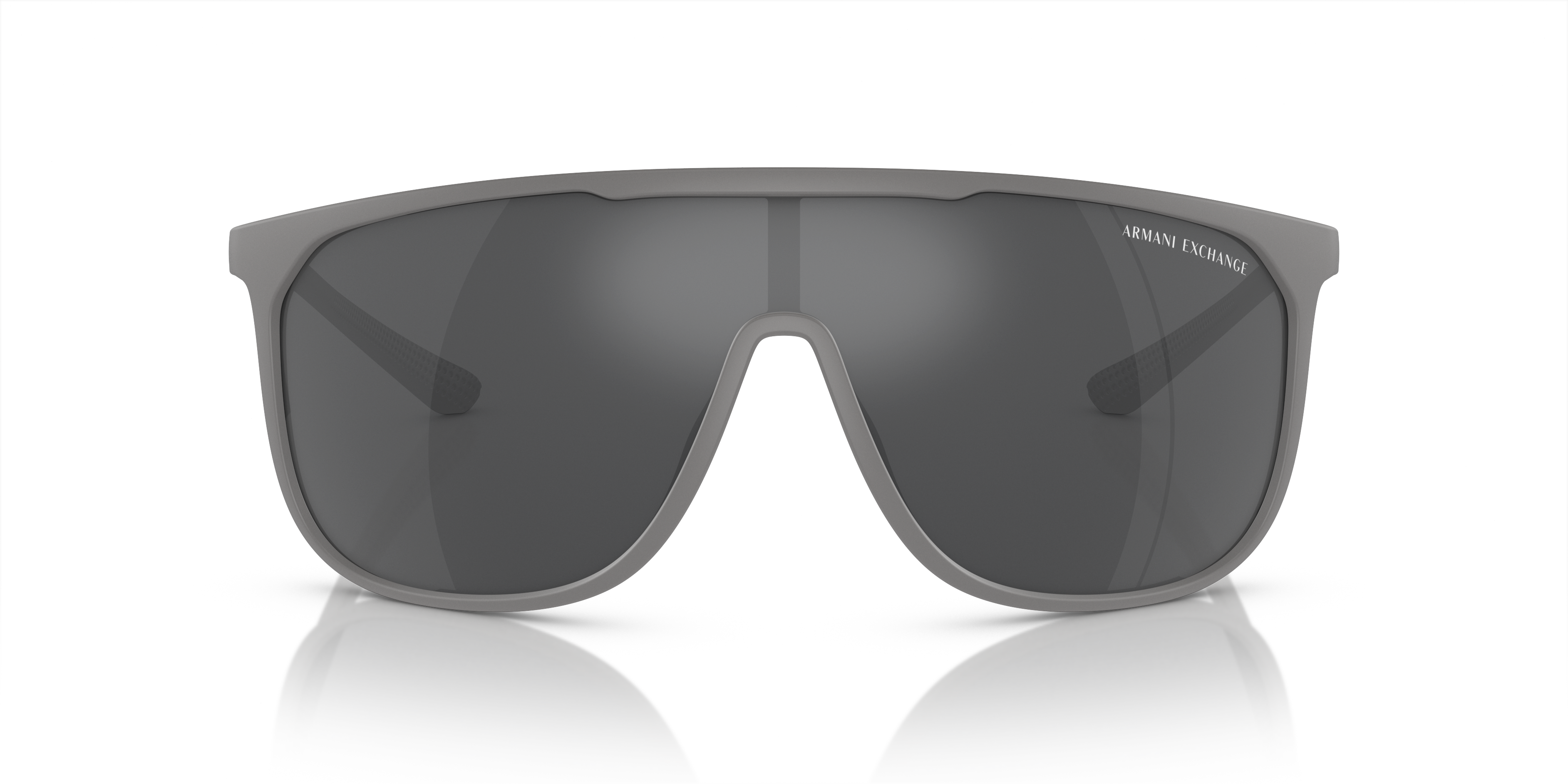 Front Armani Exchange AX 4137SU (81806G) Sunglasses Silver / Grey