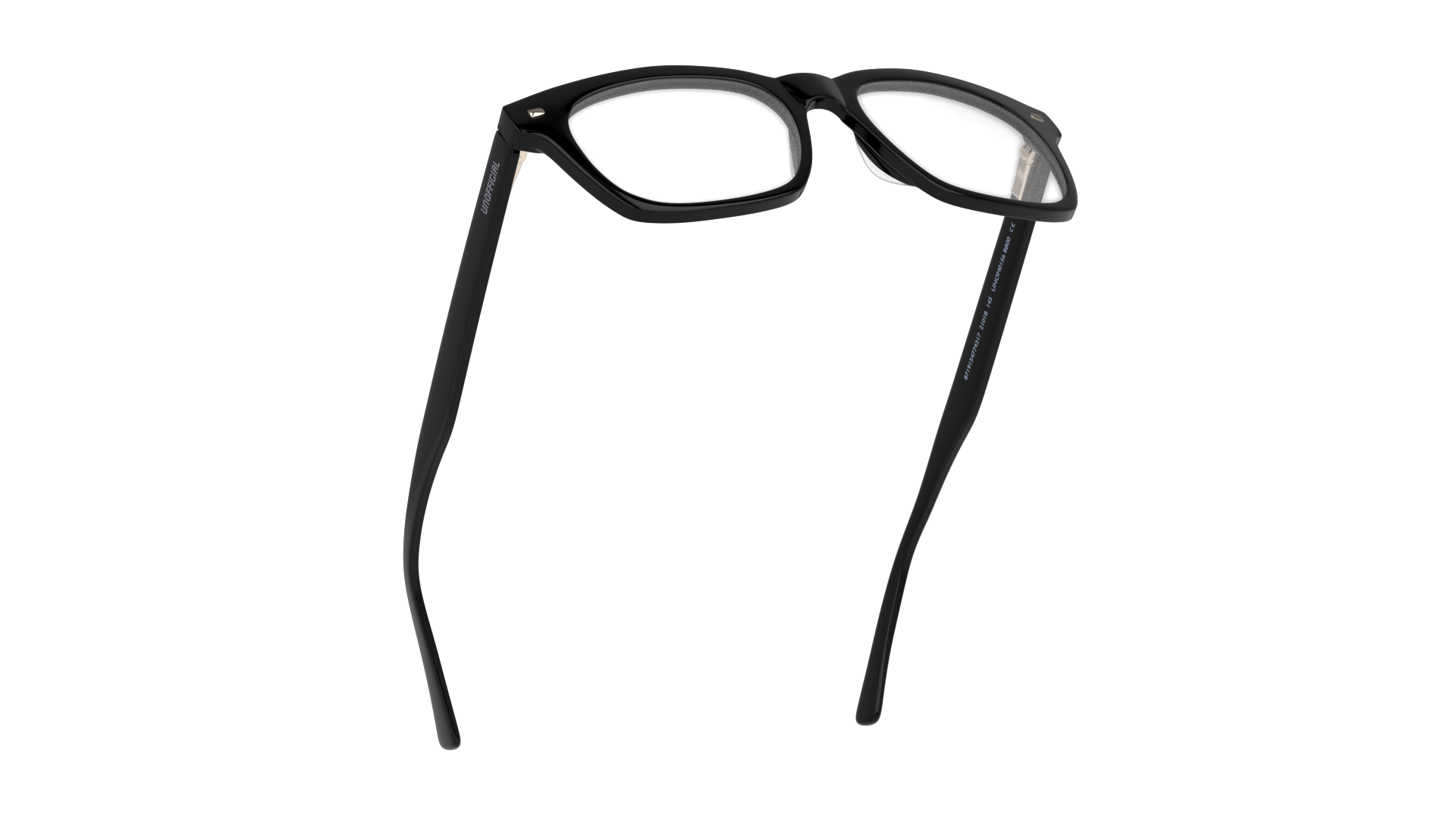 Bottom_Up Unofficial UNOM0156 Glasses Transparent / Black