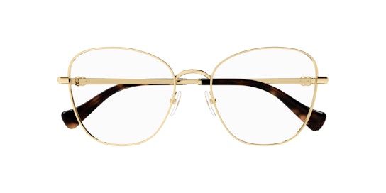 Gucci GG 1418O Glasses Transparent / Gold
