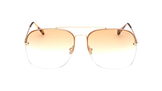 Tom Ford Mackenzie-02 FT 883 Sunglasses Brown / Gold