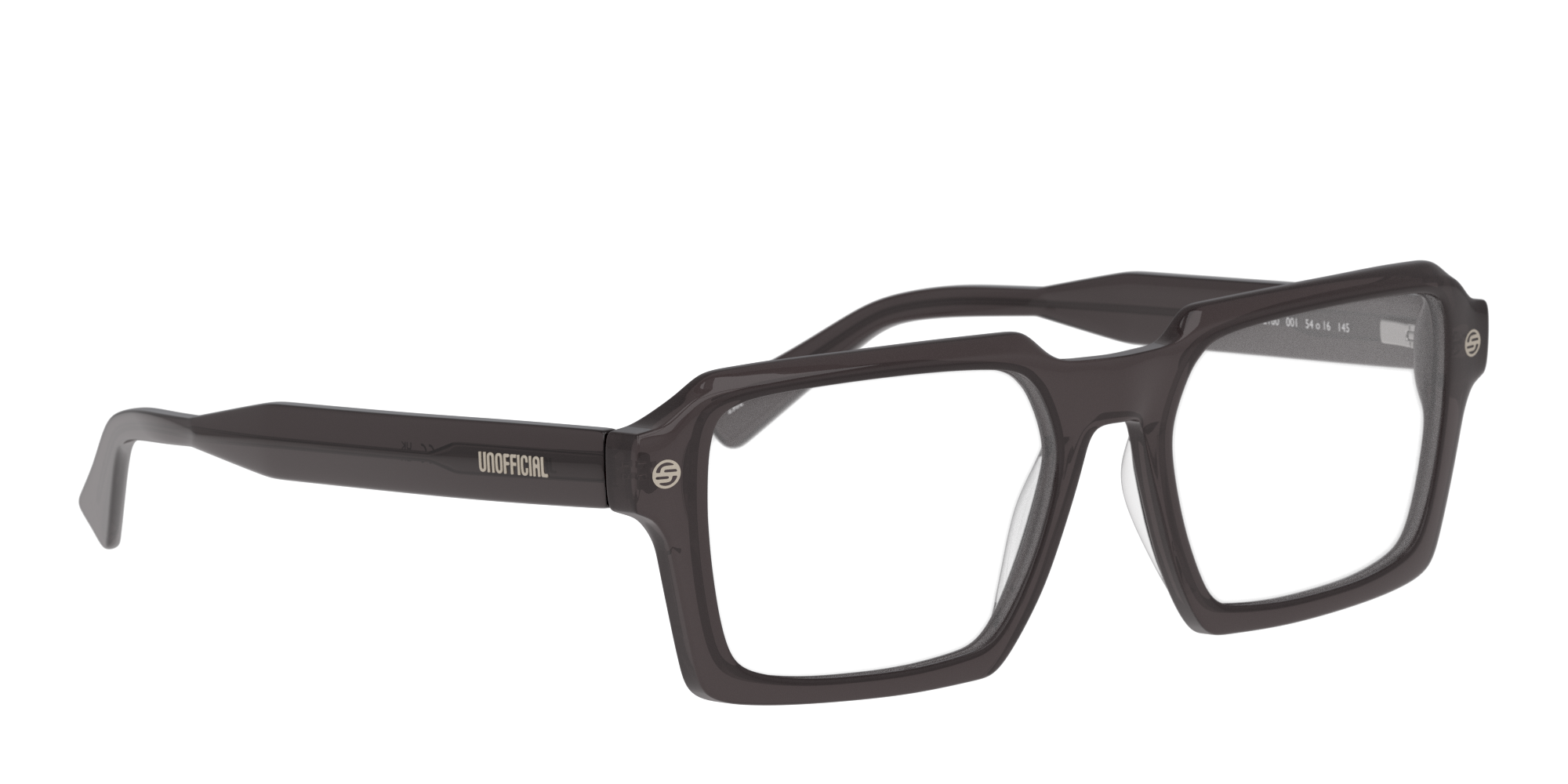 Angle_Right01 Unofficial UO2160 Glasses Transparent / Grey