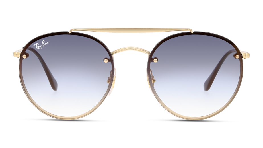 [products.image.front] Ray-Ban Blaze Round Double Bridge RB3614N 91400S