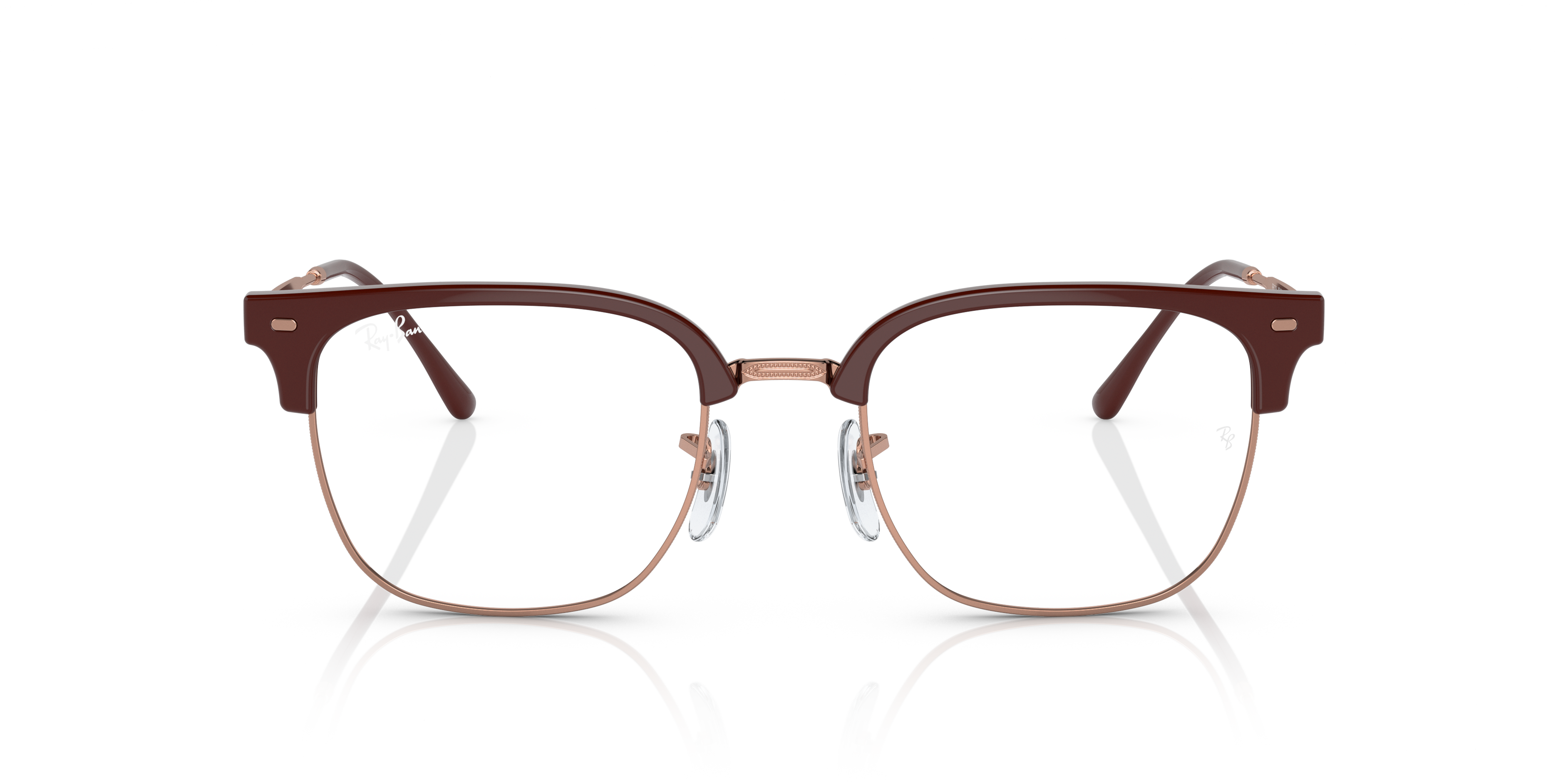 Front Ray-Ban RX 7216 Glasses Transparent / Gold