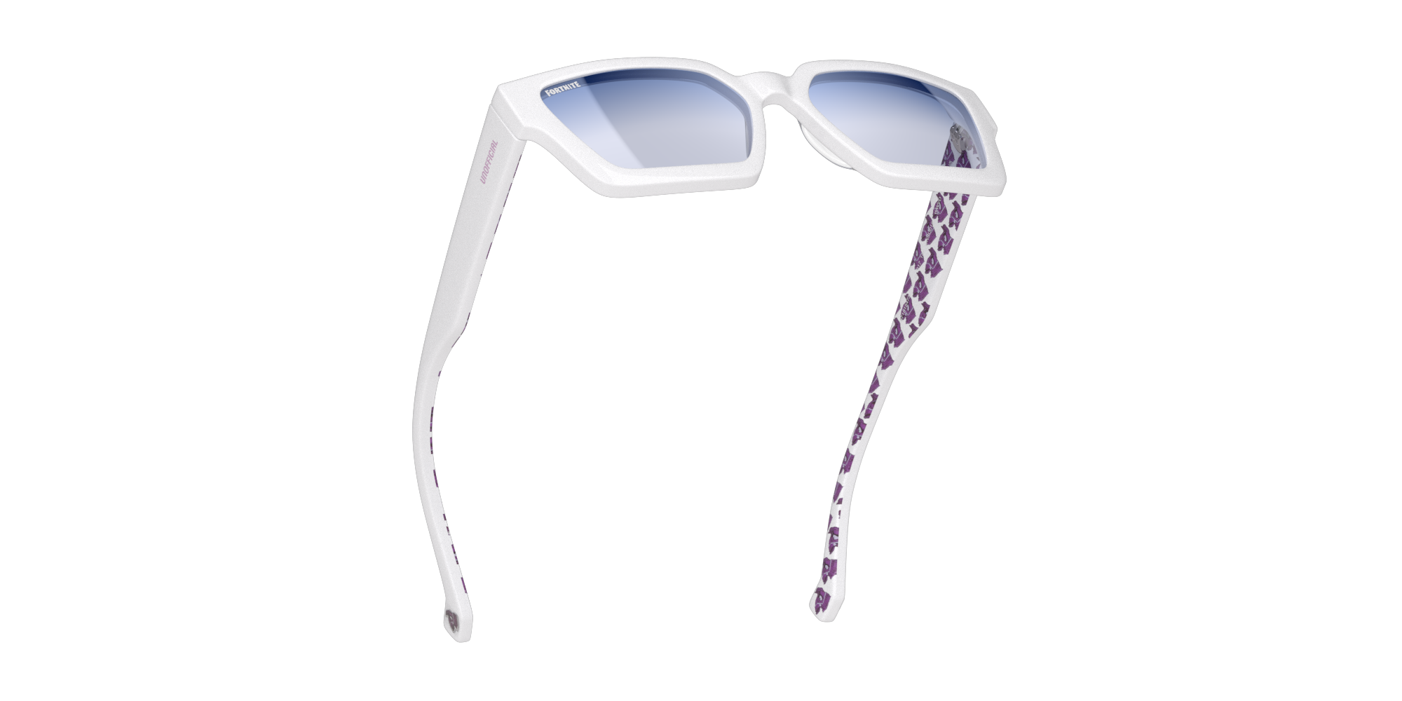 Bottom_Up Fortnite with Unofficial UNSU0150 Sunglasses Violet / White